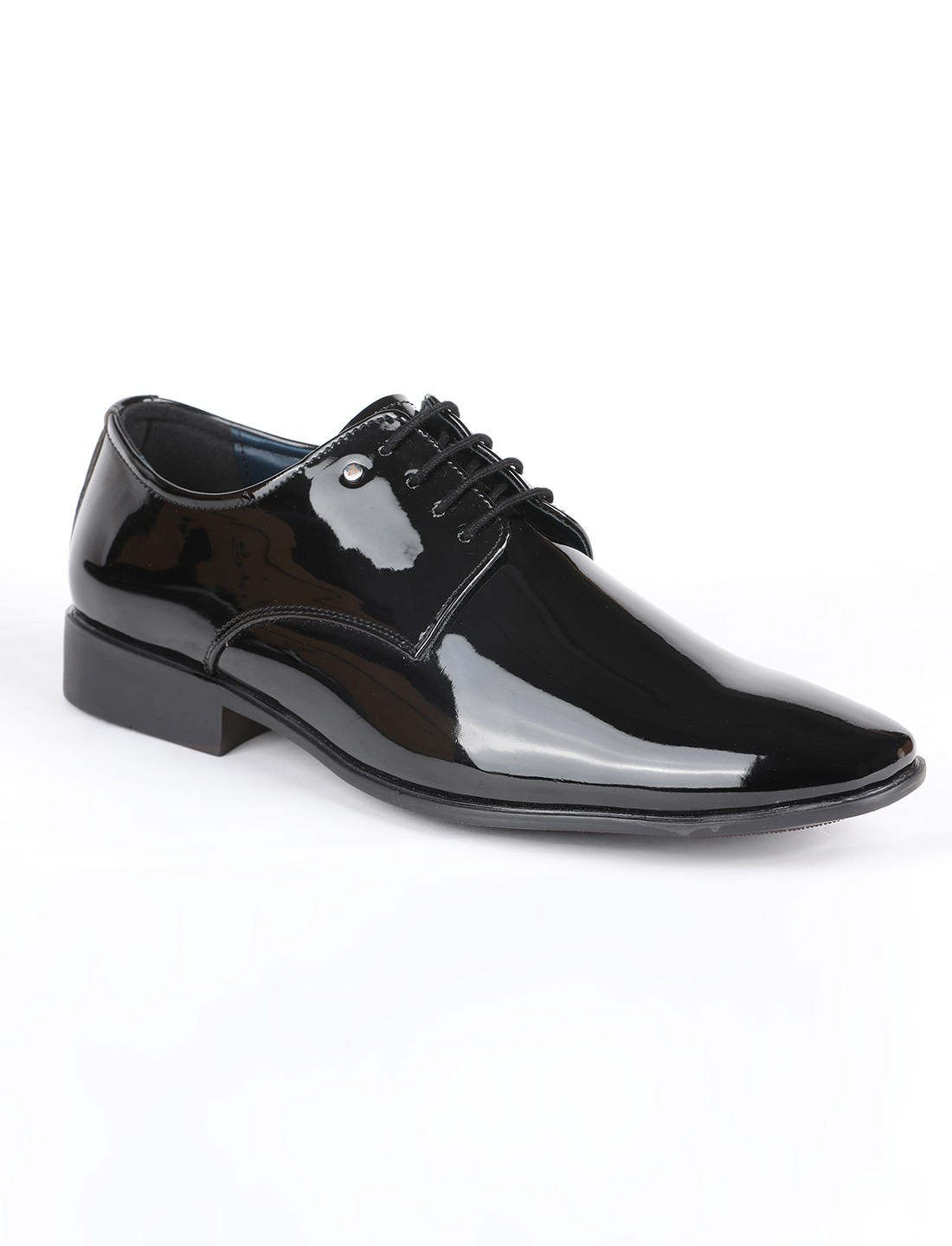The Imperio Black Men Occasion Patent Derby V8 By Ruosh