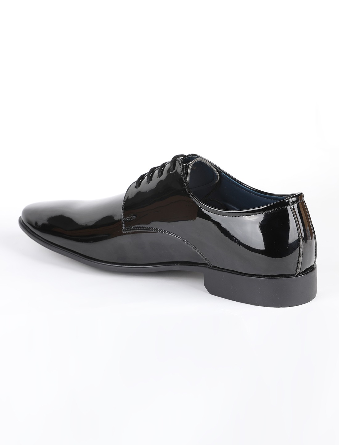 The Imperio Black Men Occasion Patent Derby V8 By Ruosh