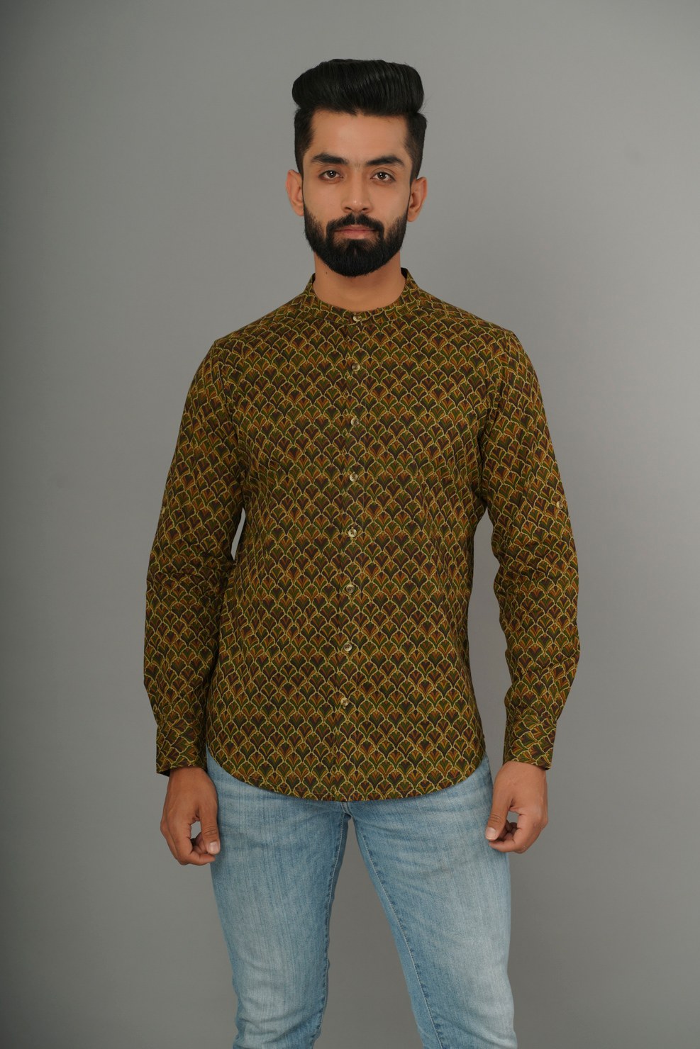 COTTON PRINTED FULL SLEEVES CASUAL SHIRT