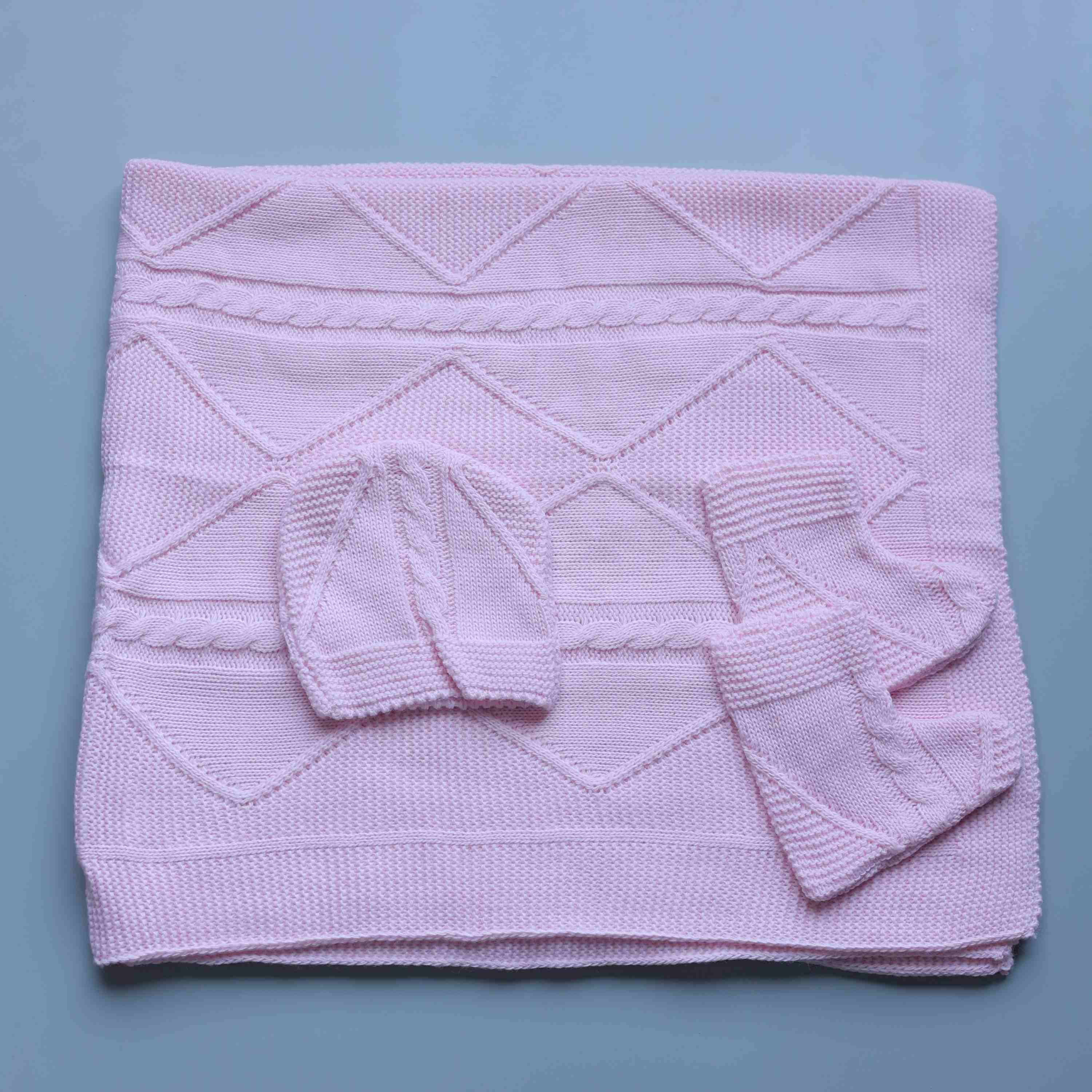 Blush Whispers Knitted Winter Set