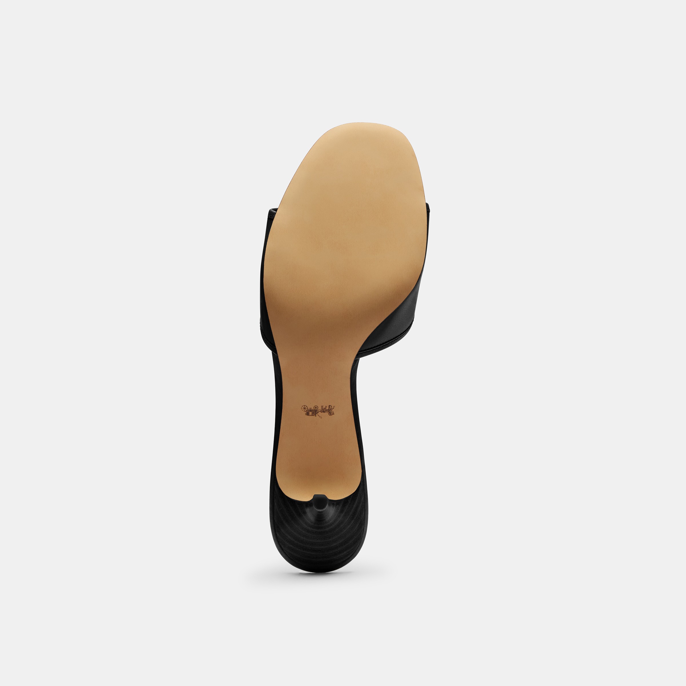 Margot Sandal With Oversized Buckle In Loved Leather