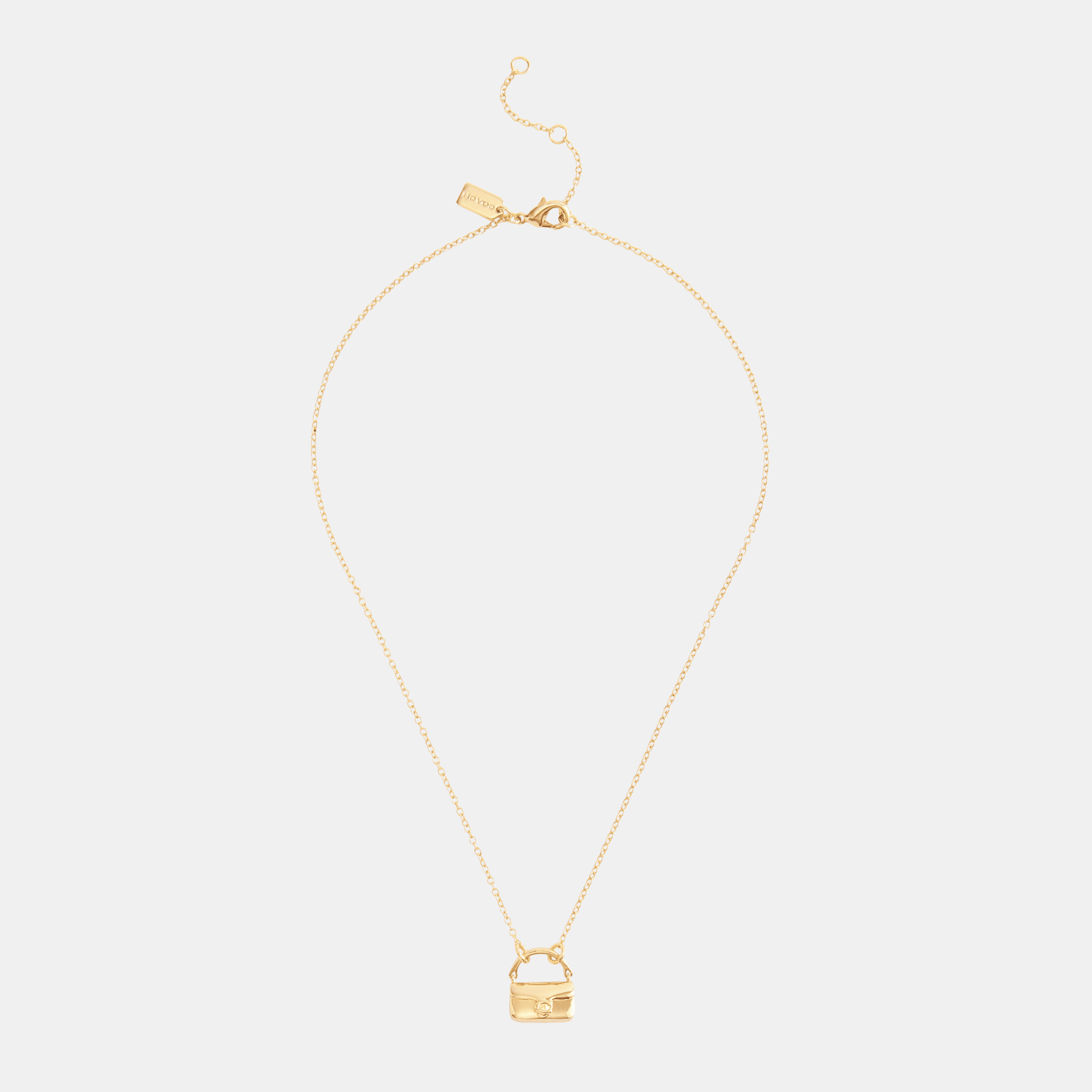 Signature Handbag Pendant Necklace