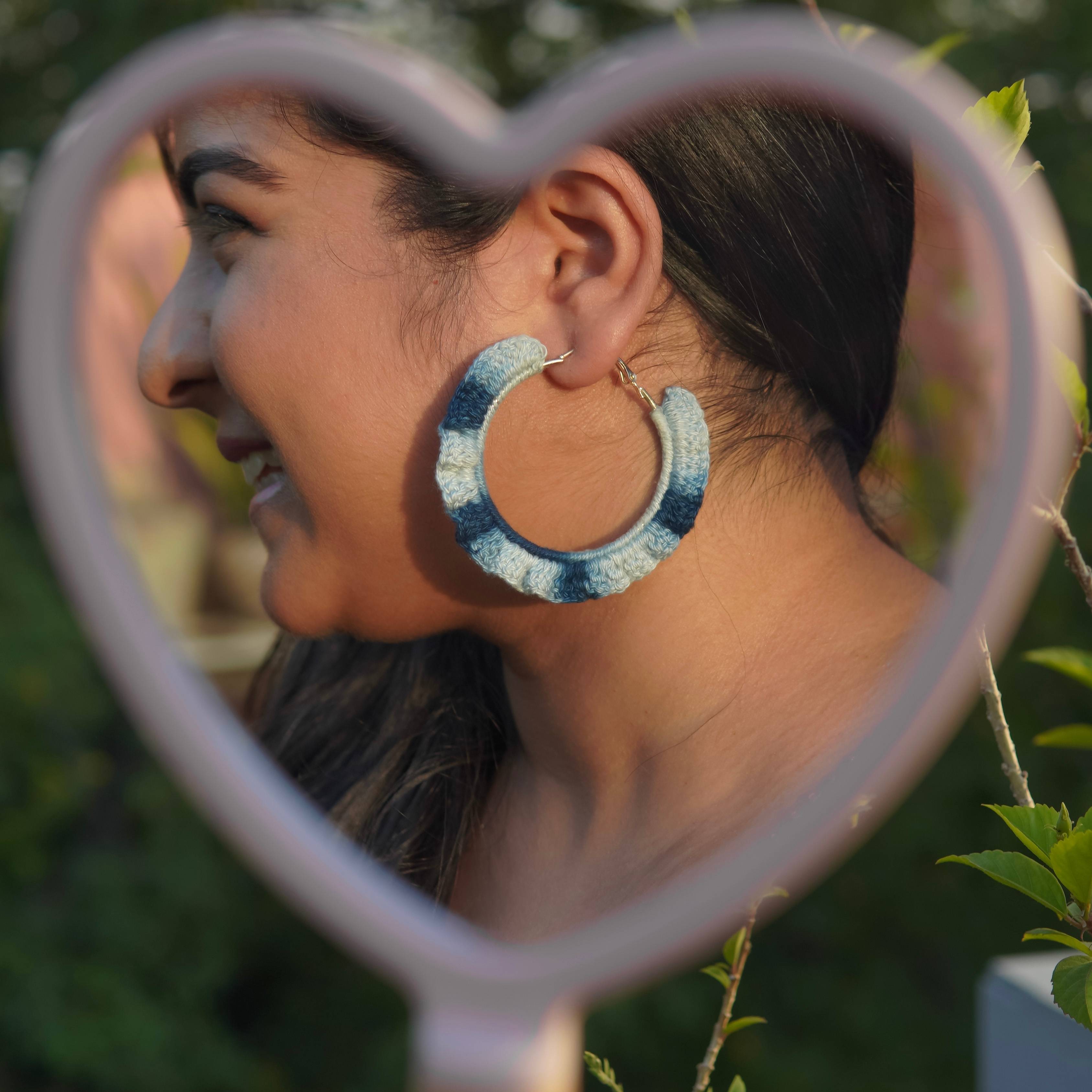 Denim Pankh Hoops