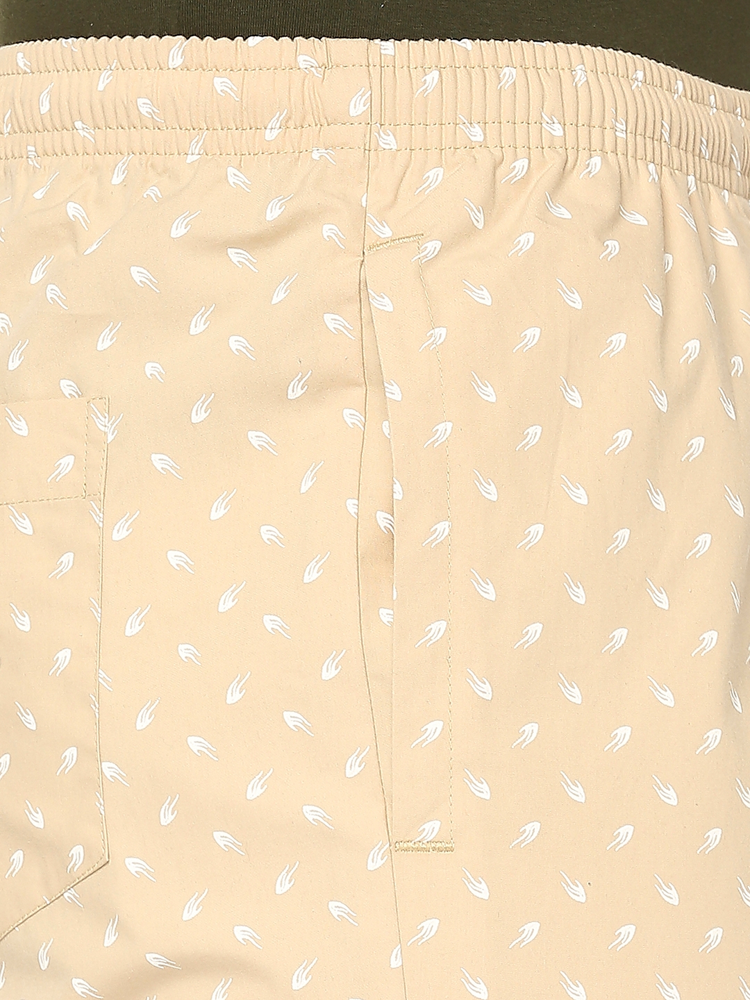 Spykar | Underjeans by Spykar Premium Cotton Printed Men Beige Pyjama 4