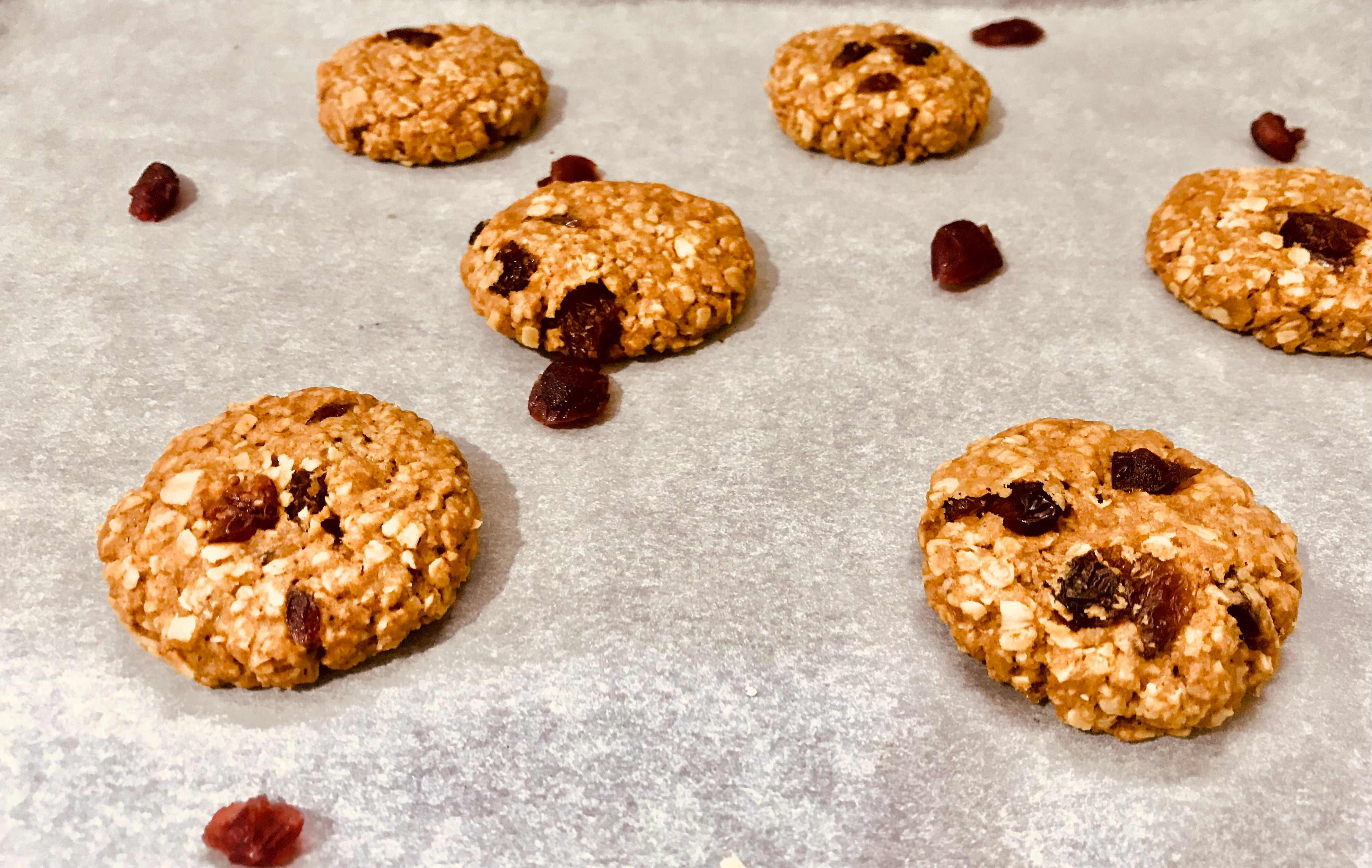 Cranberry & Oat Cookies