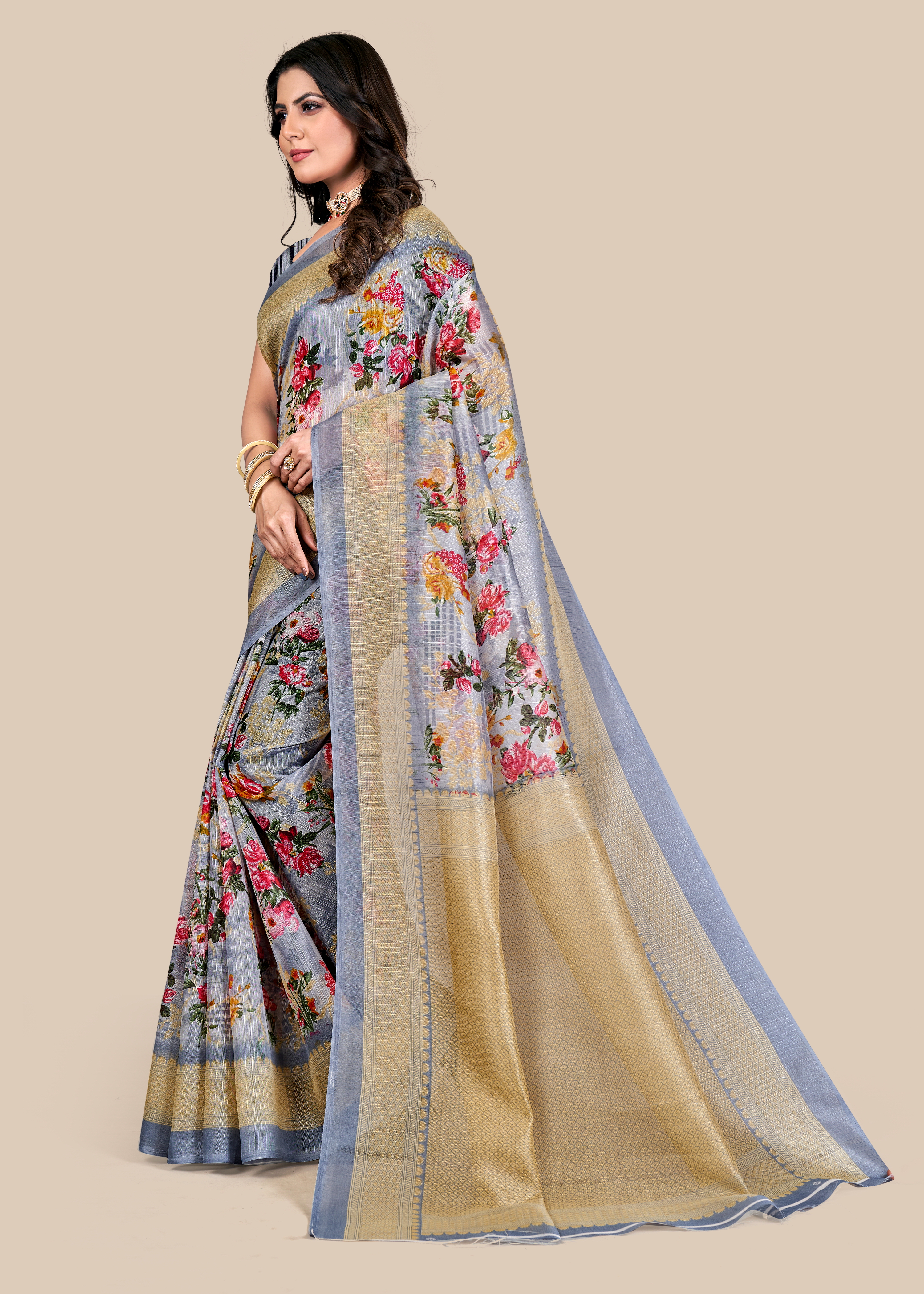 LT Designer Bhagalpuri Silk Saree - db21941