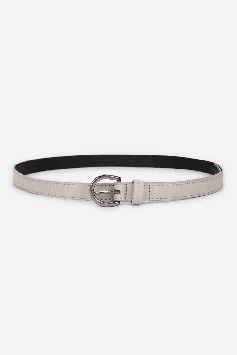 Women Beige Textured Belt
