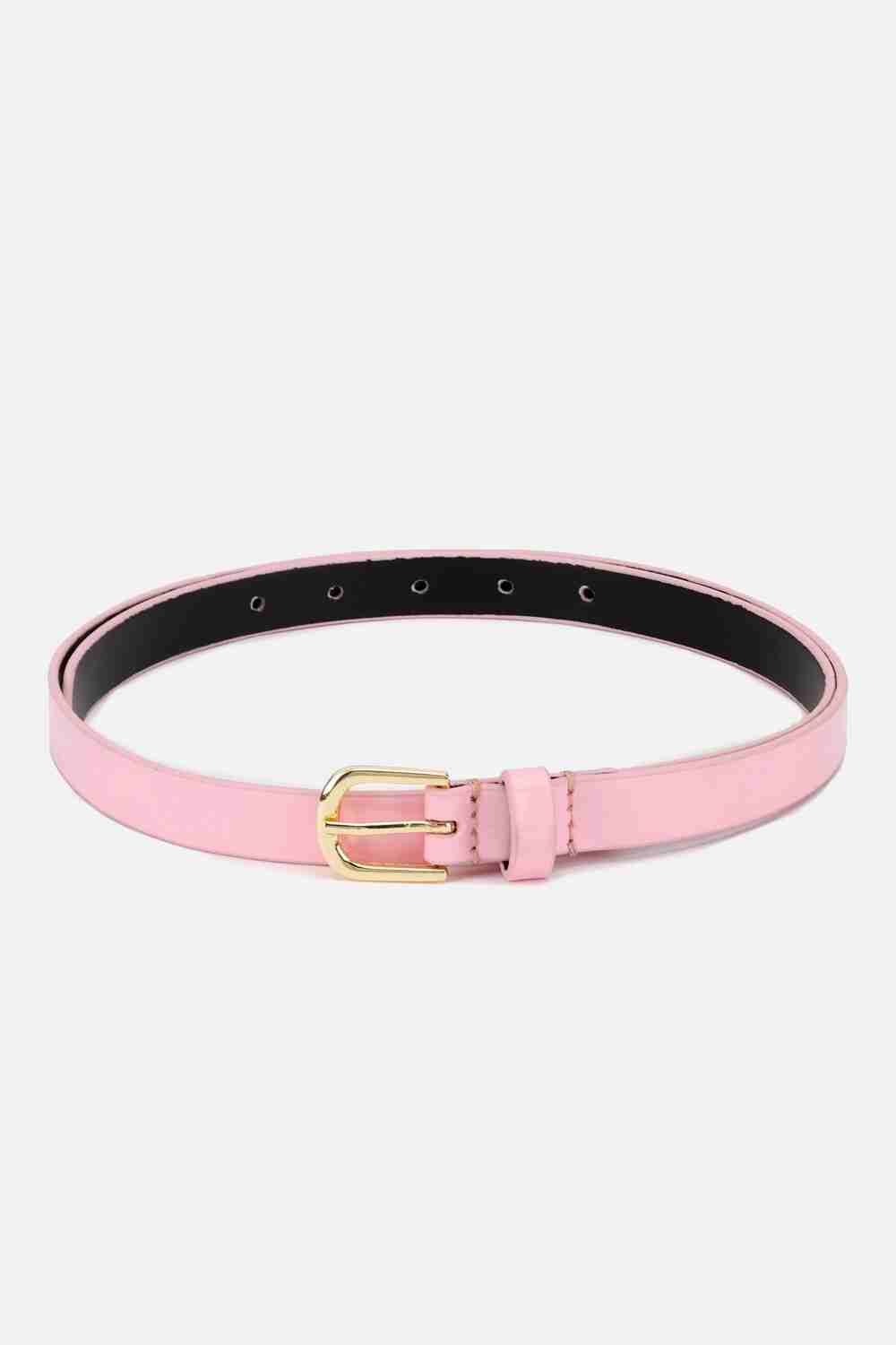 Women Pink Solid Casual Belt