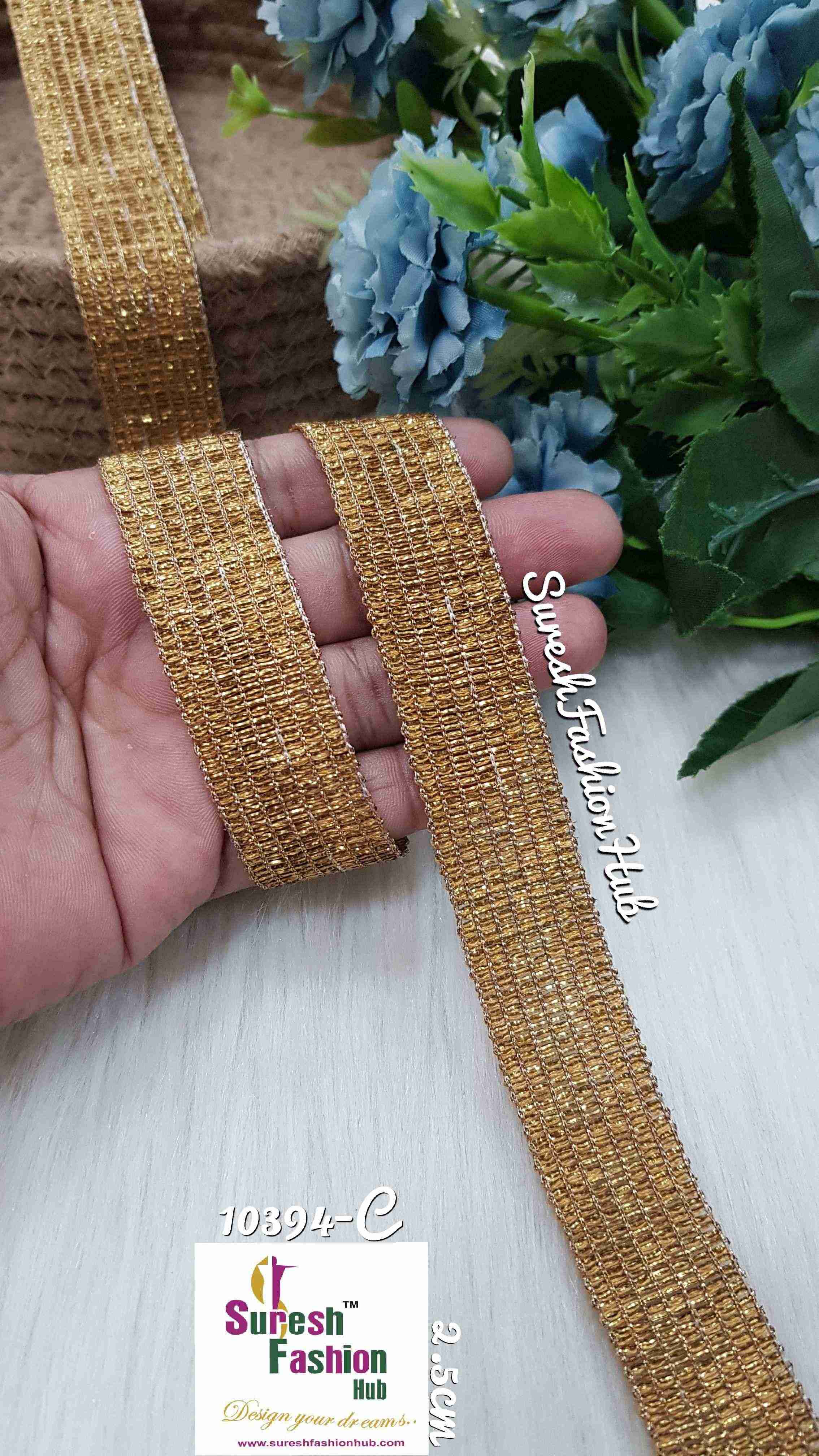 Golden Zari Crafts Gilded Borders