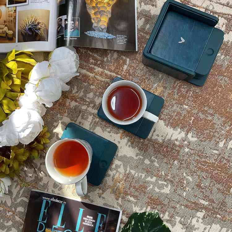 Rectangular Coasters - Set of Six - Moderno - Blue