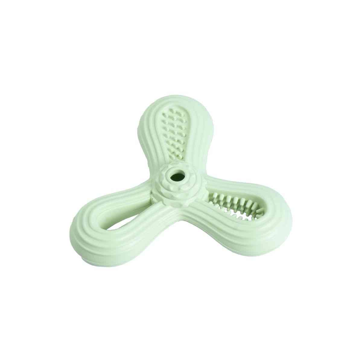 Ezra Play Triangle Dart - Light Green Rubber Toy