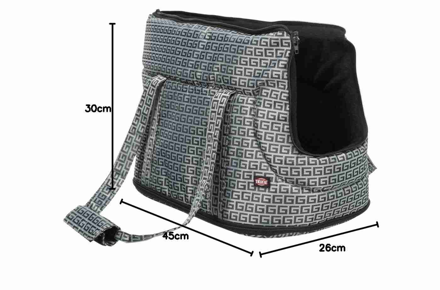 Trixie Riva Carrier Silver for Pets (26x30x45cm)