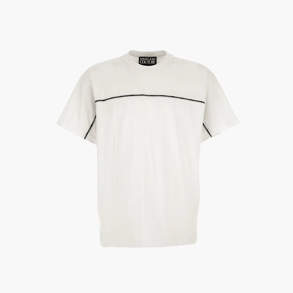 Piping Detail Regular-Fit T-Shirt