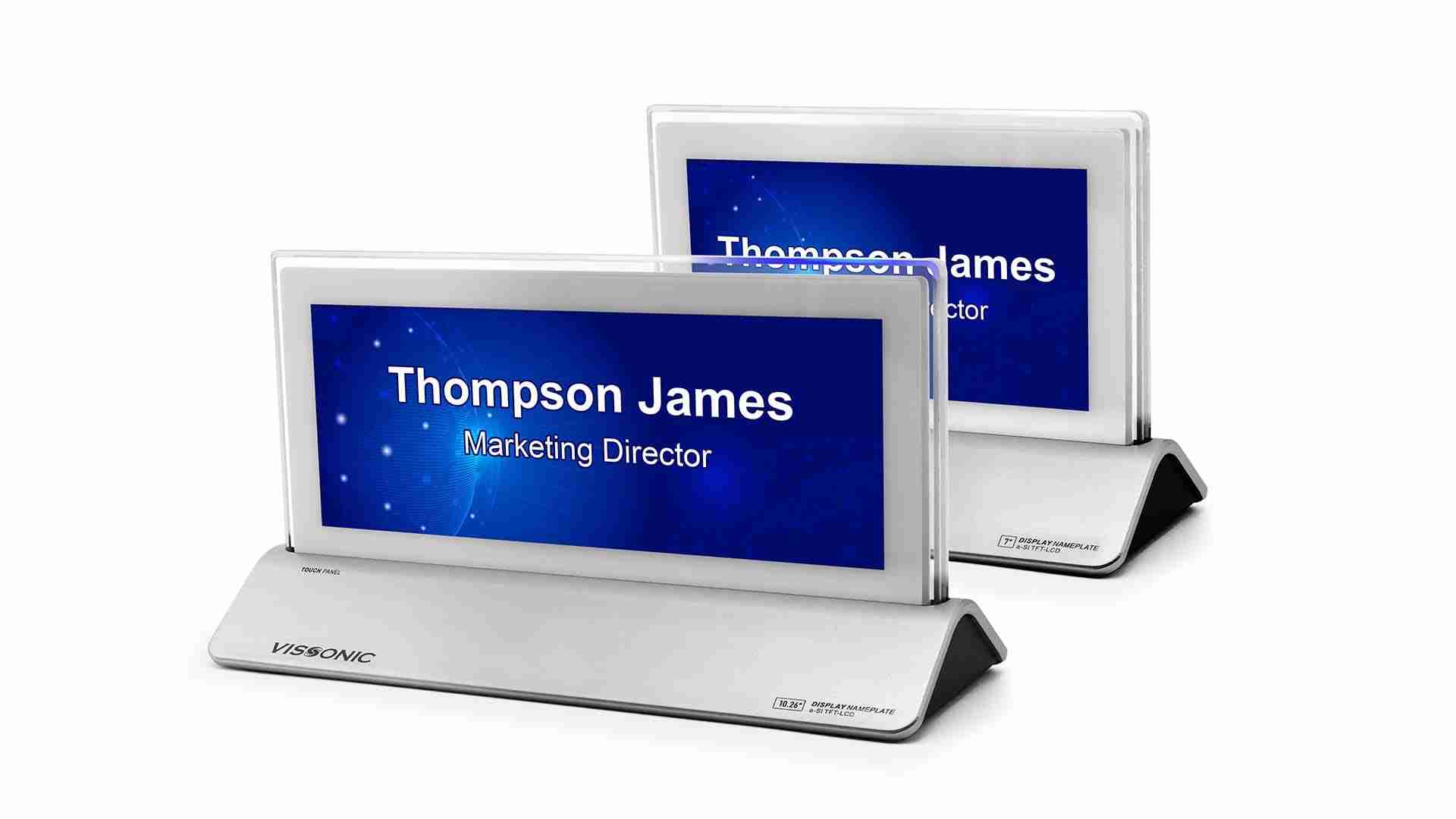 VIS-NP10T ElectronicName Plate شاشة للأسماء في المؤتمرات 5