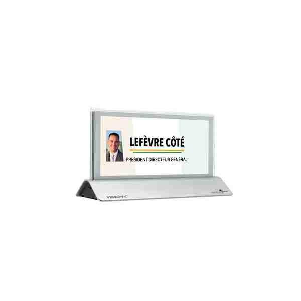 VIS-NP10T-W - 10' Wireless Electronic Name Plate, Double Side 3