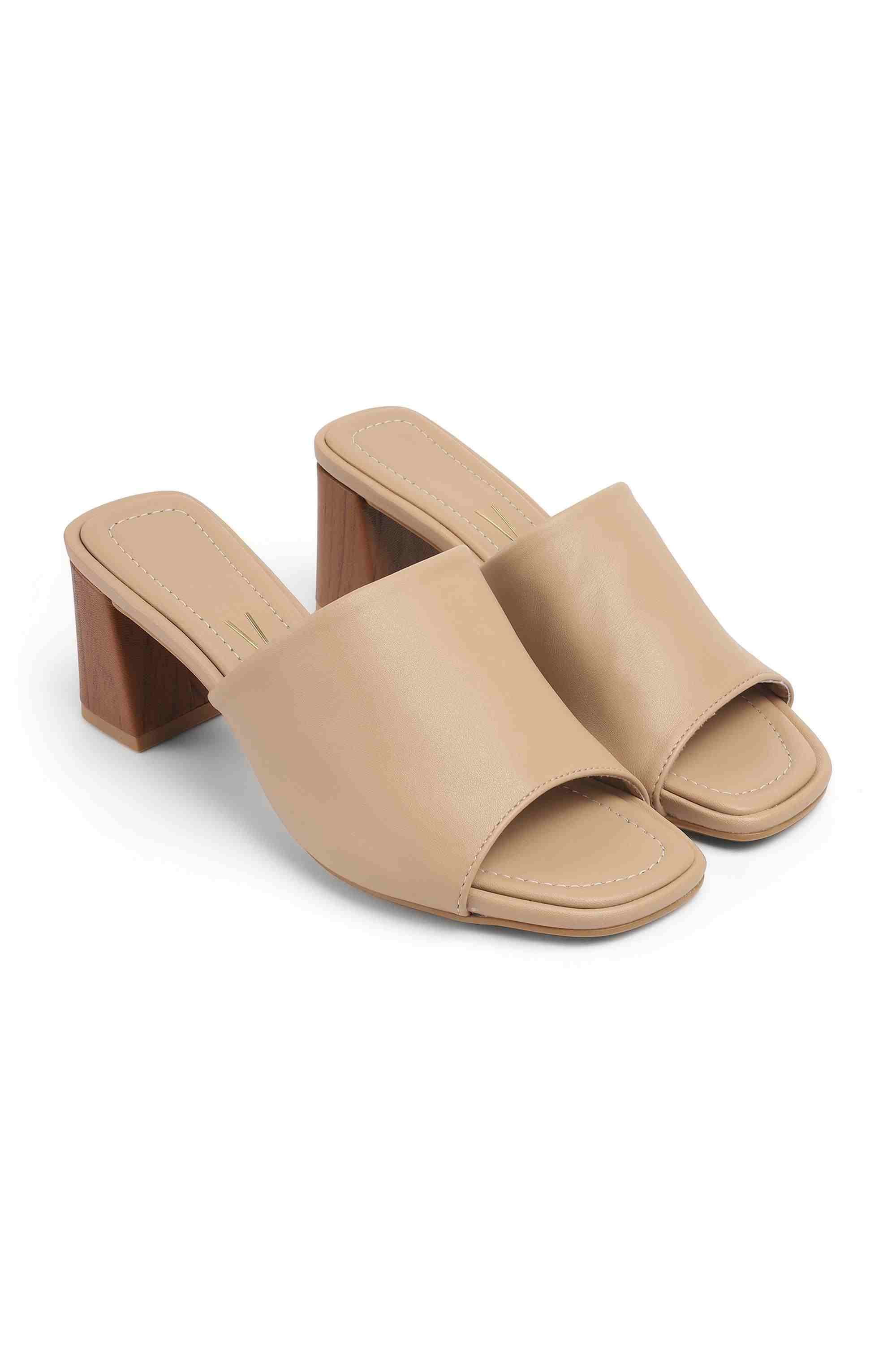 PU Slip-On Women's Casual Wear Heels