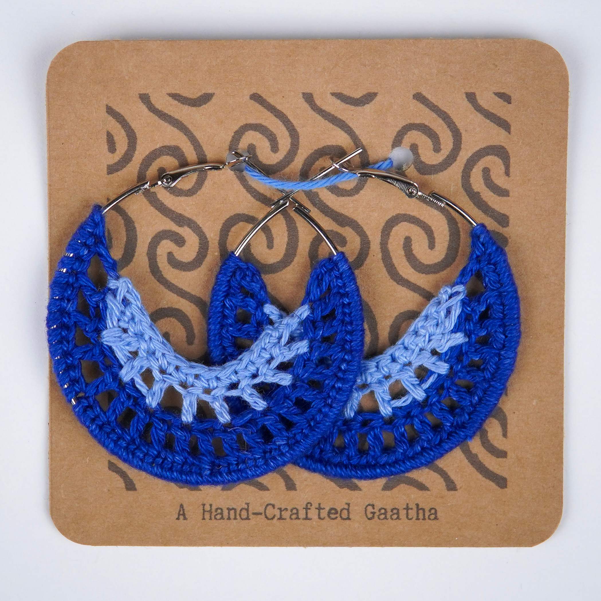 handmade crochet hoops