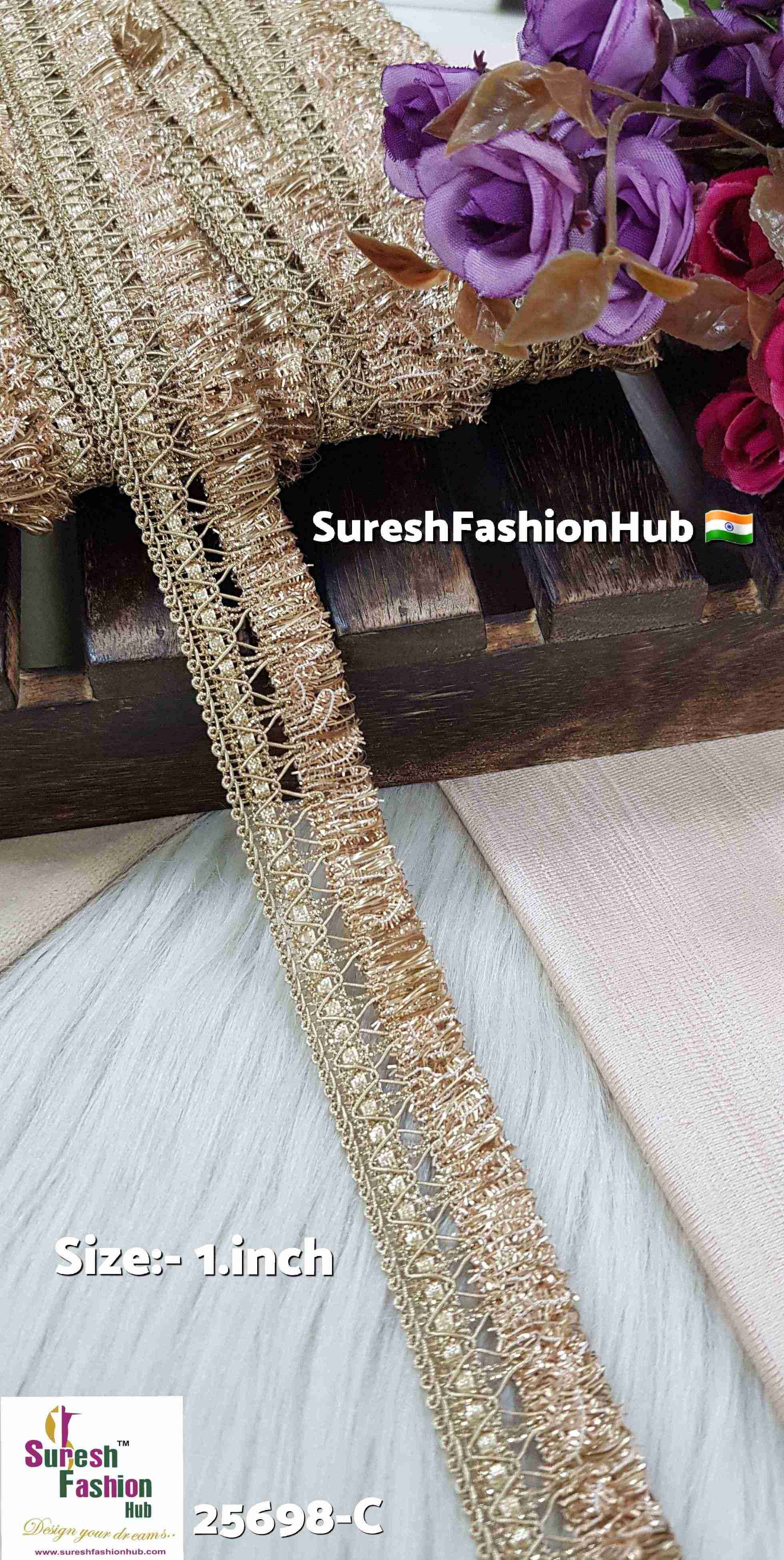 Badla & Fur Fringe Lace