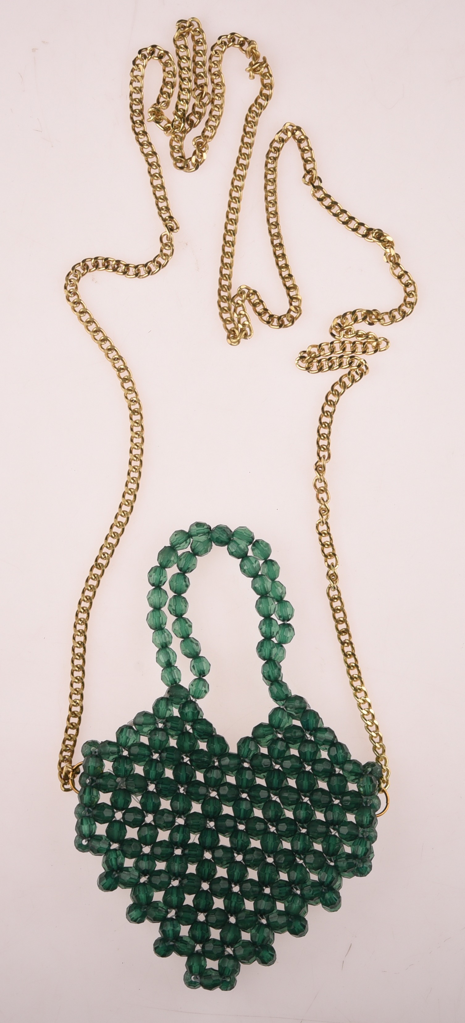 Mini Heart With Sling (green)/ belt bag