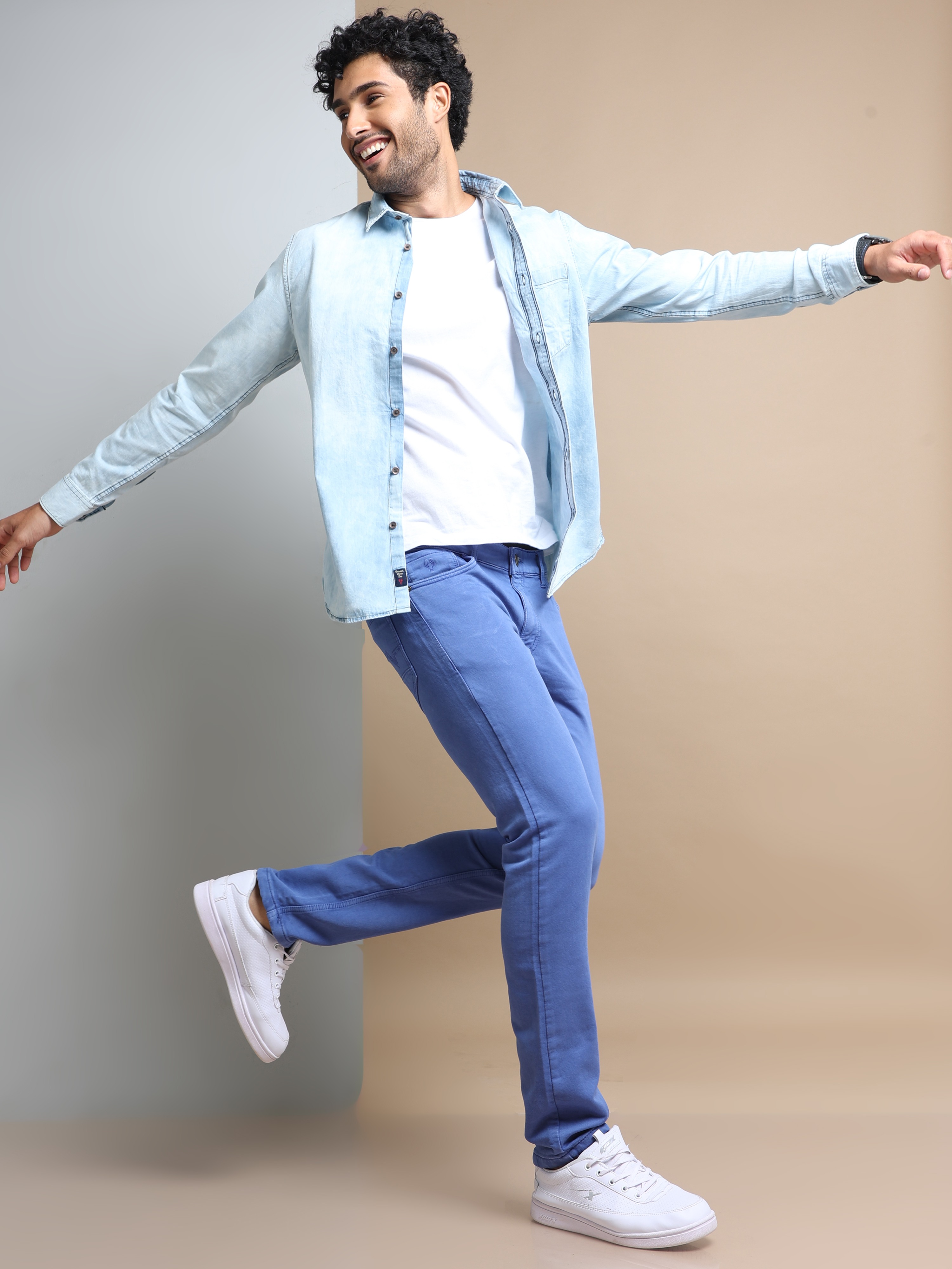 Vibrant Blue Denim