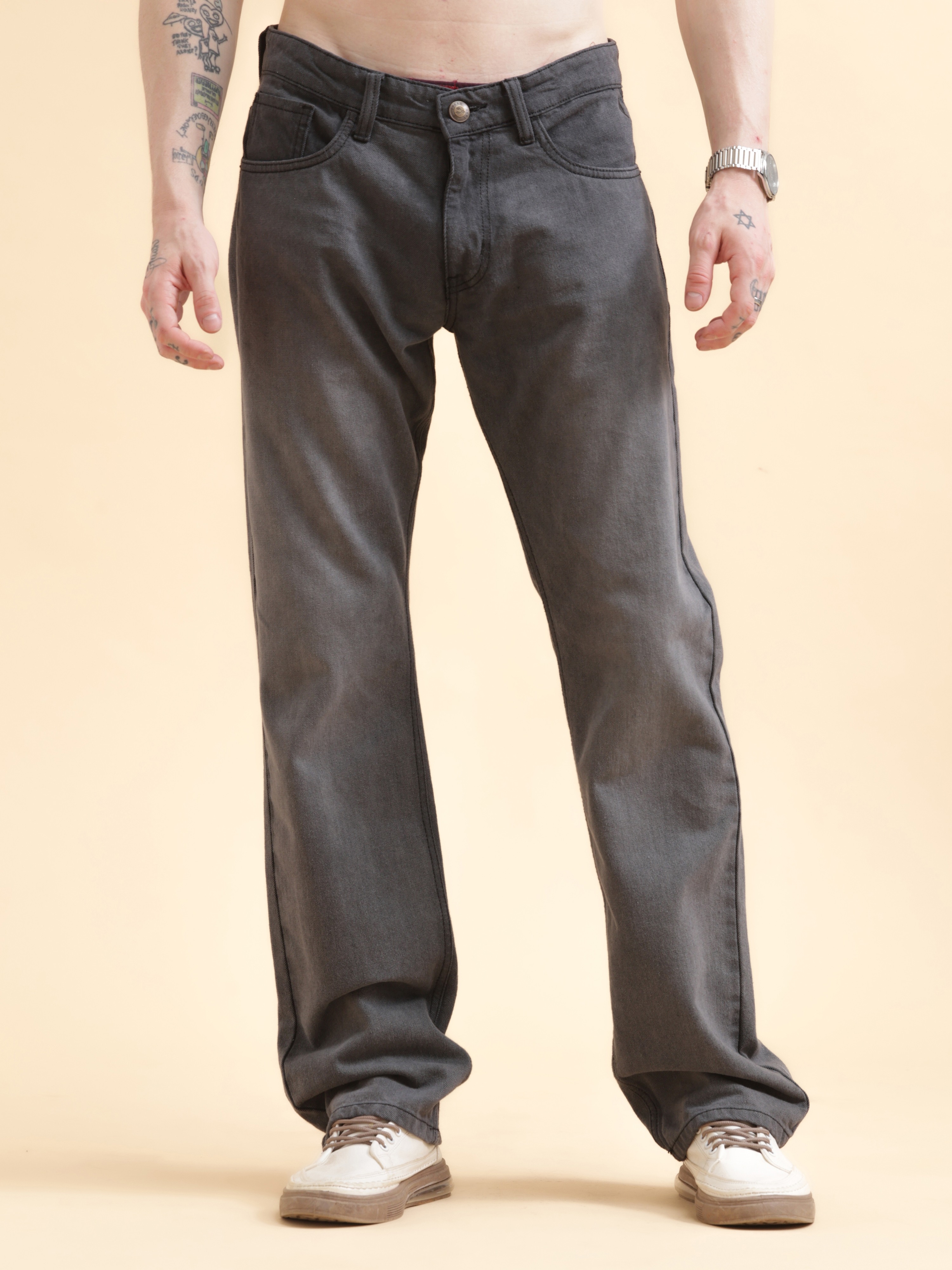 Charcoal Comfort Fit Denim