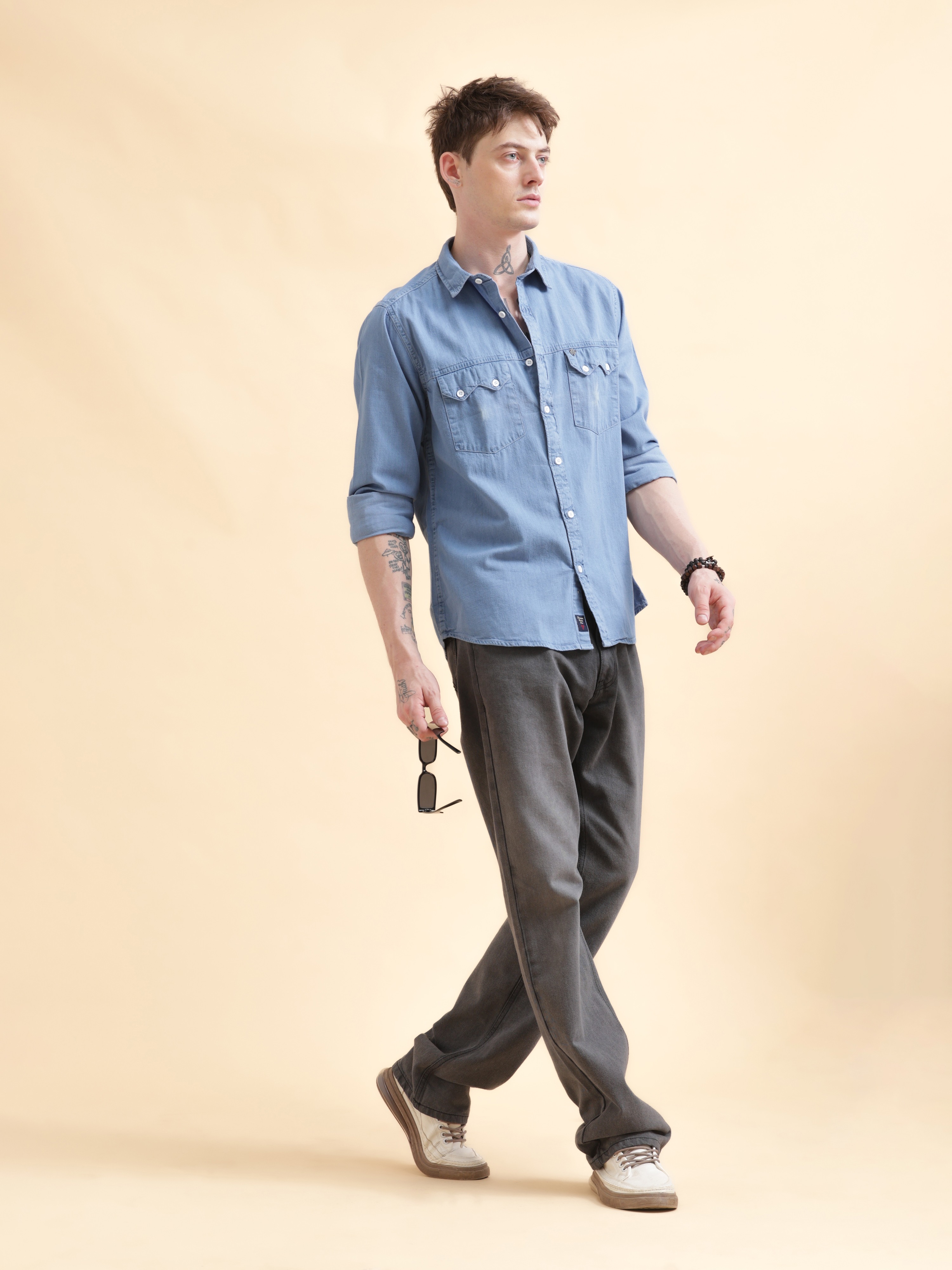 Charcoal Comfort Fit Denim