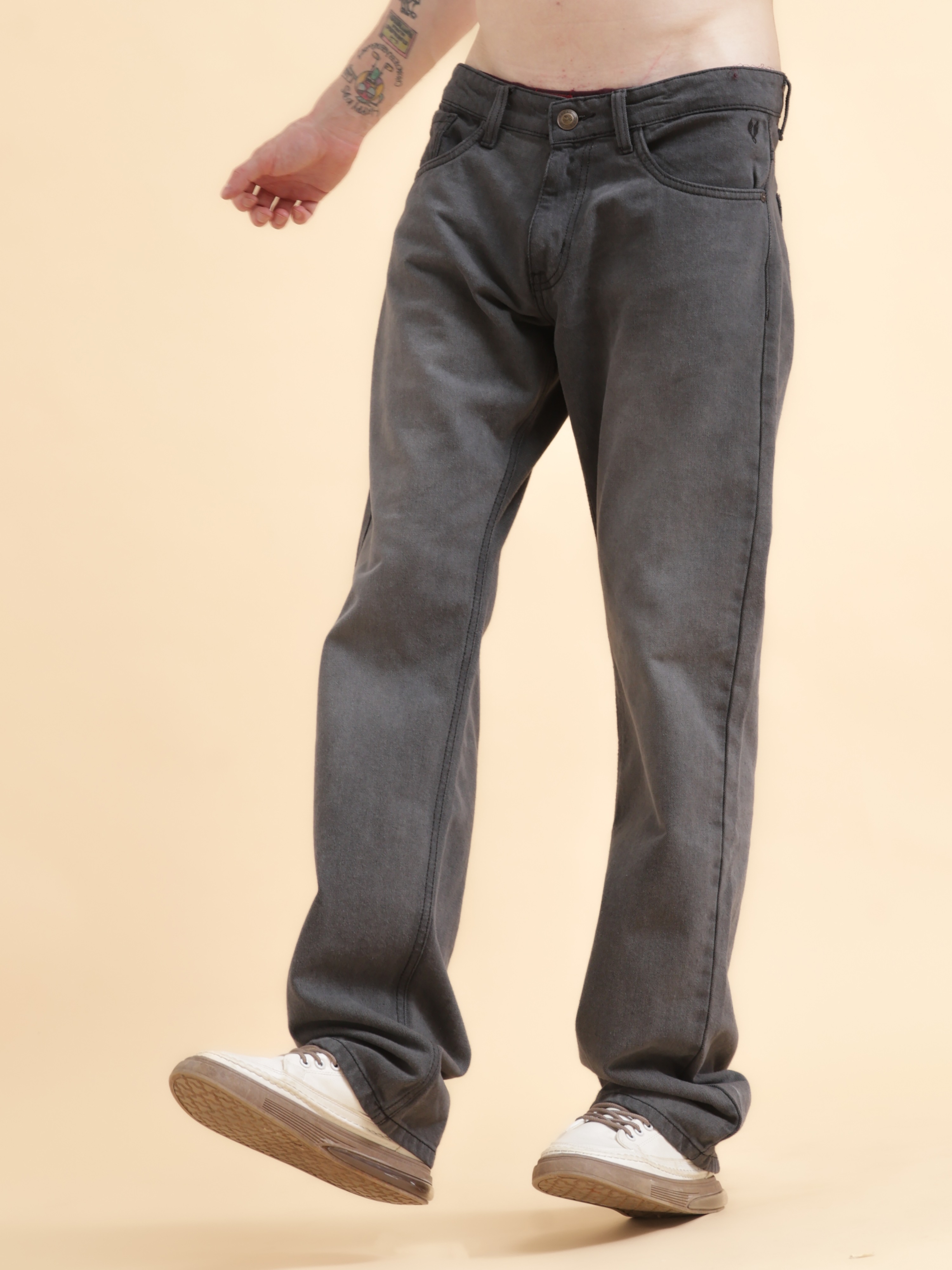 Charcoal Comfort Fit Denim