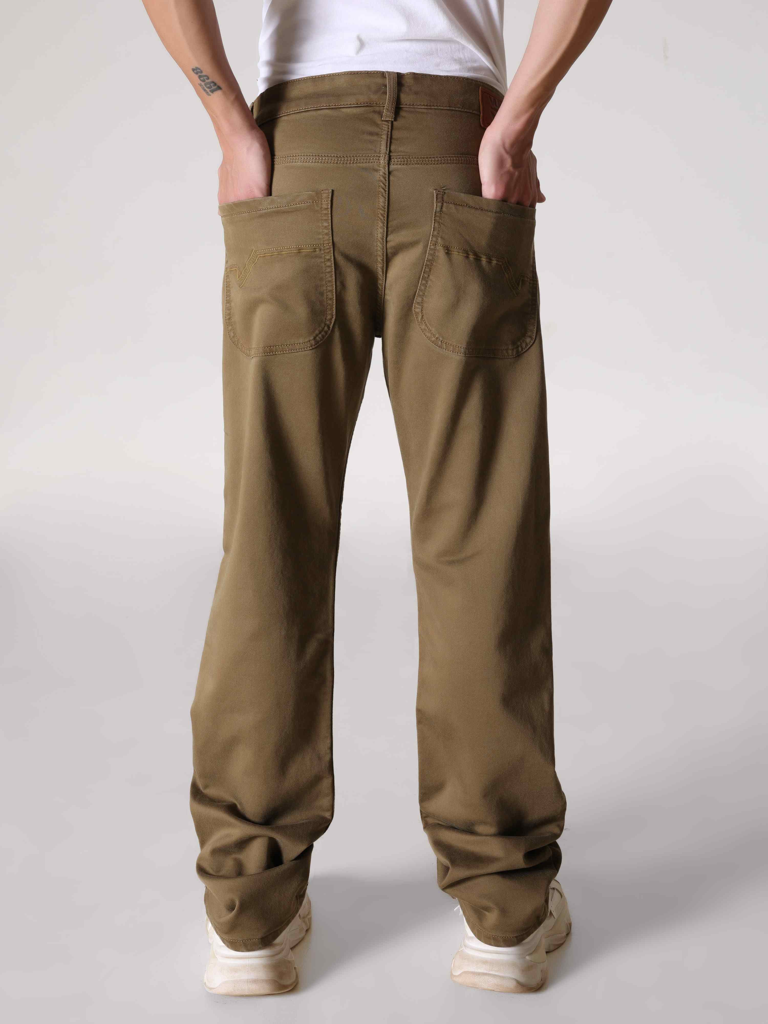 Earthy Beige Comfort Fit Denim