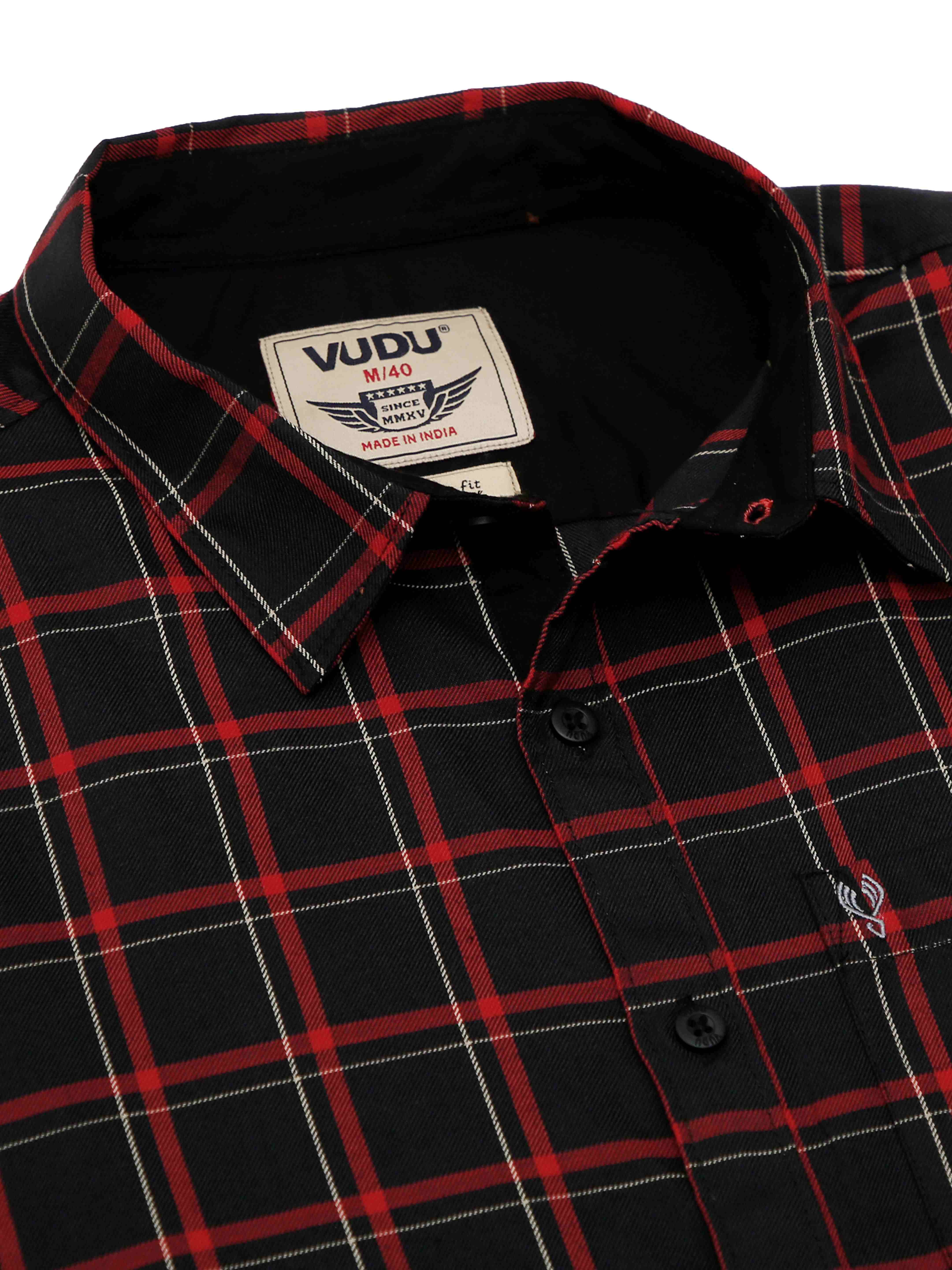 Black & Red Check Shirt