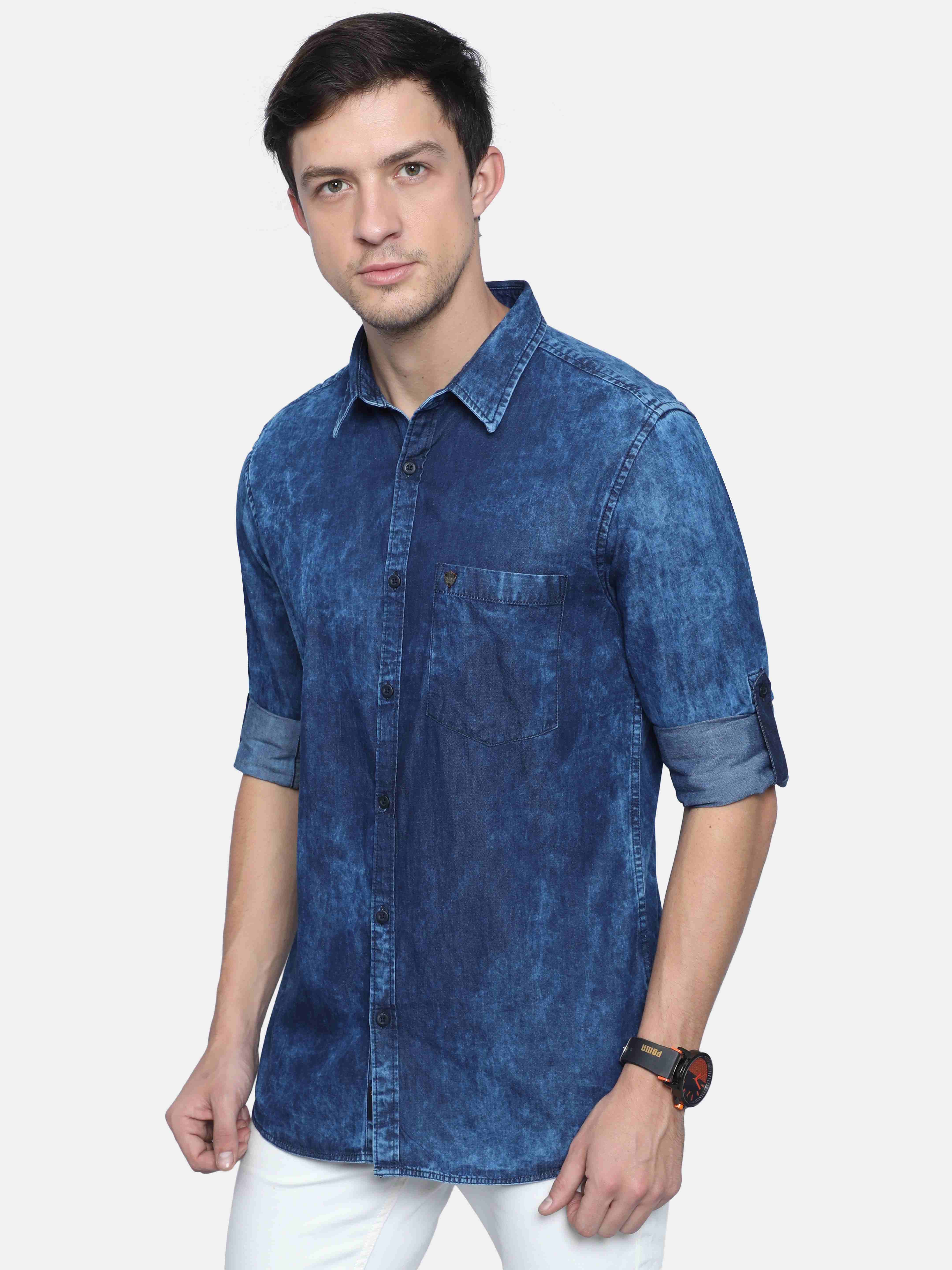 VUDU Classic Denim Blue Shirt