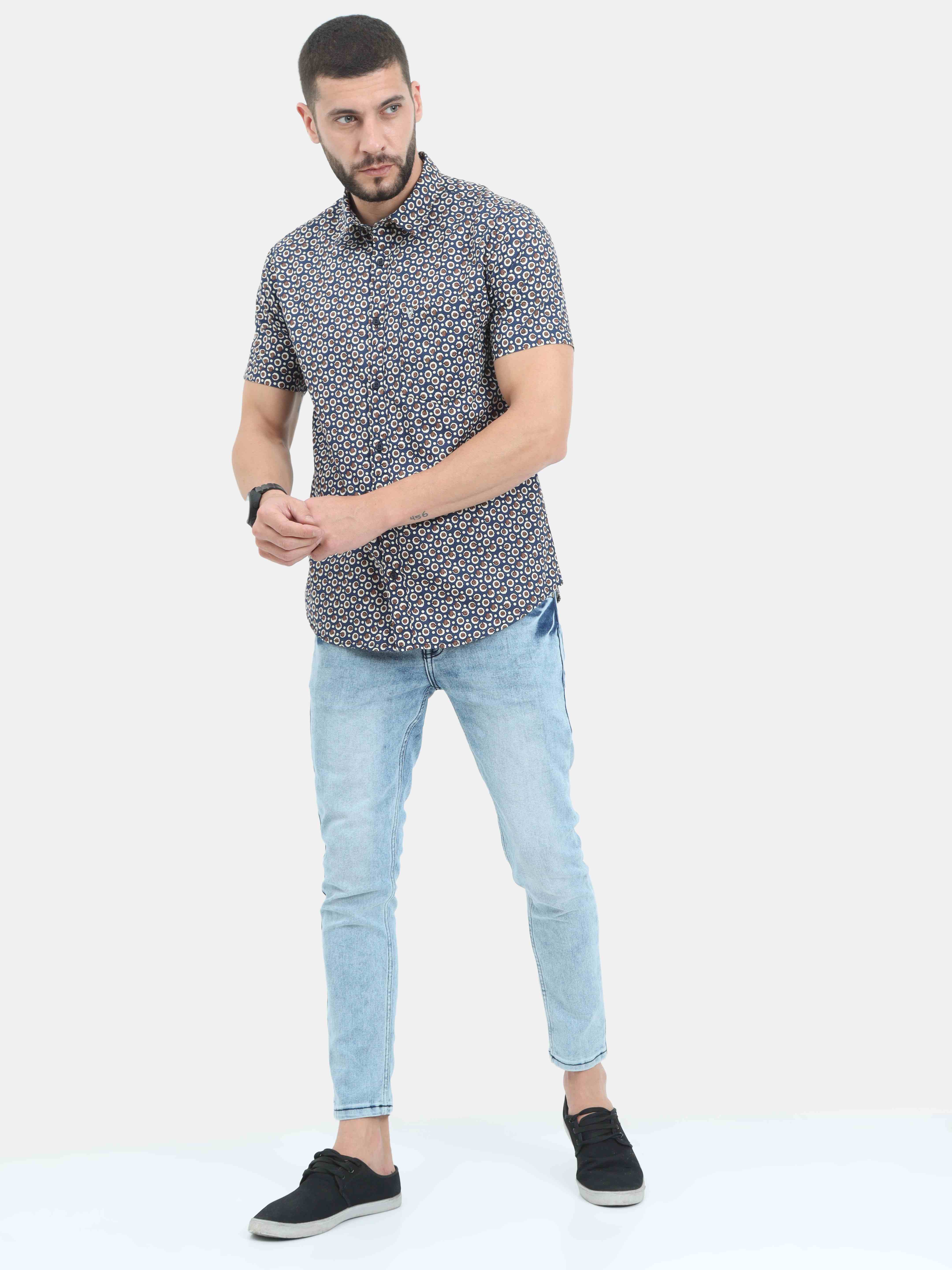 Abstract Florals Shirt