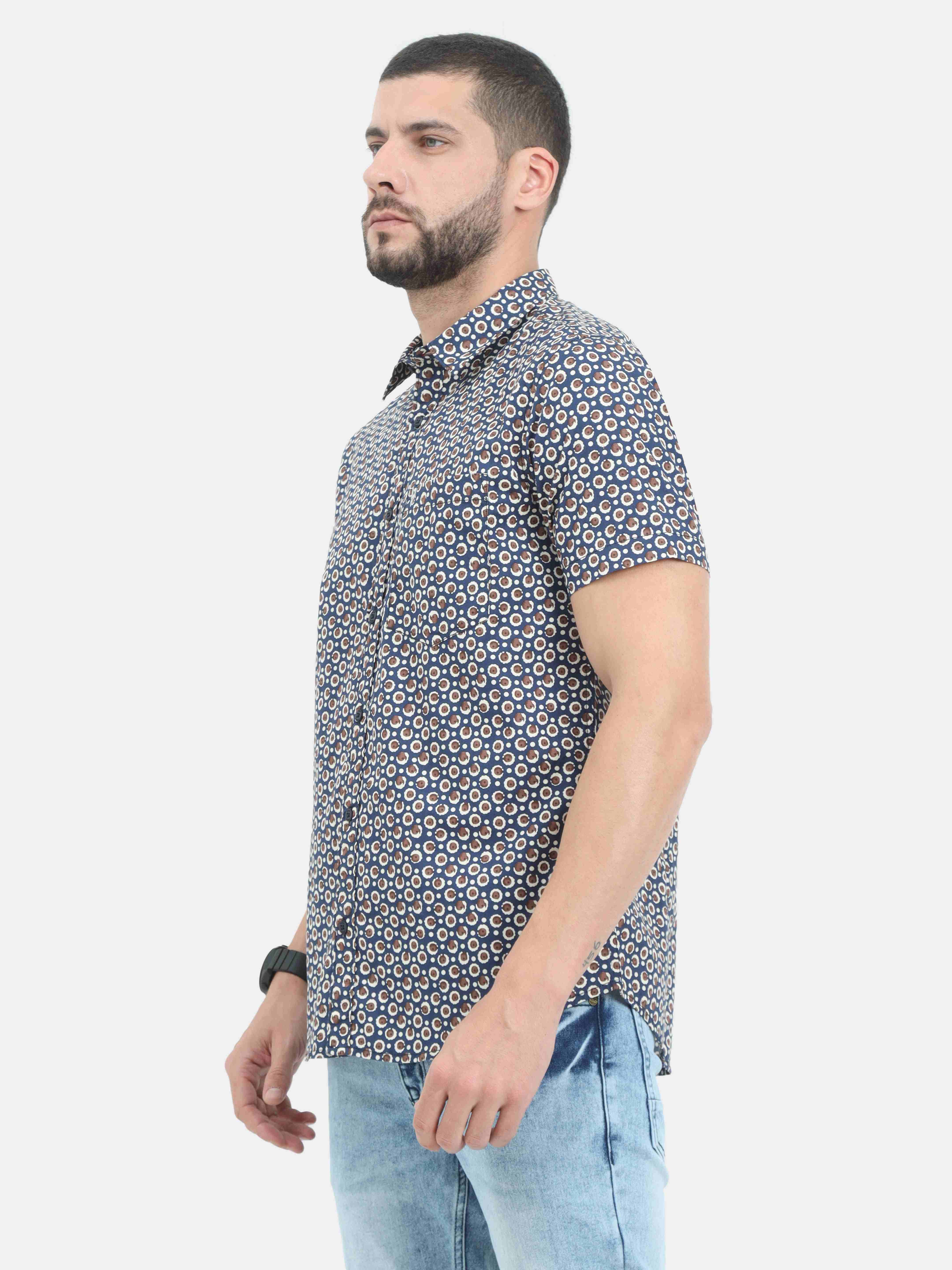 Abstract Florals Shirt