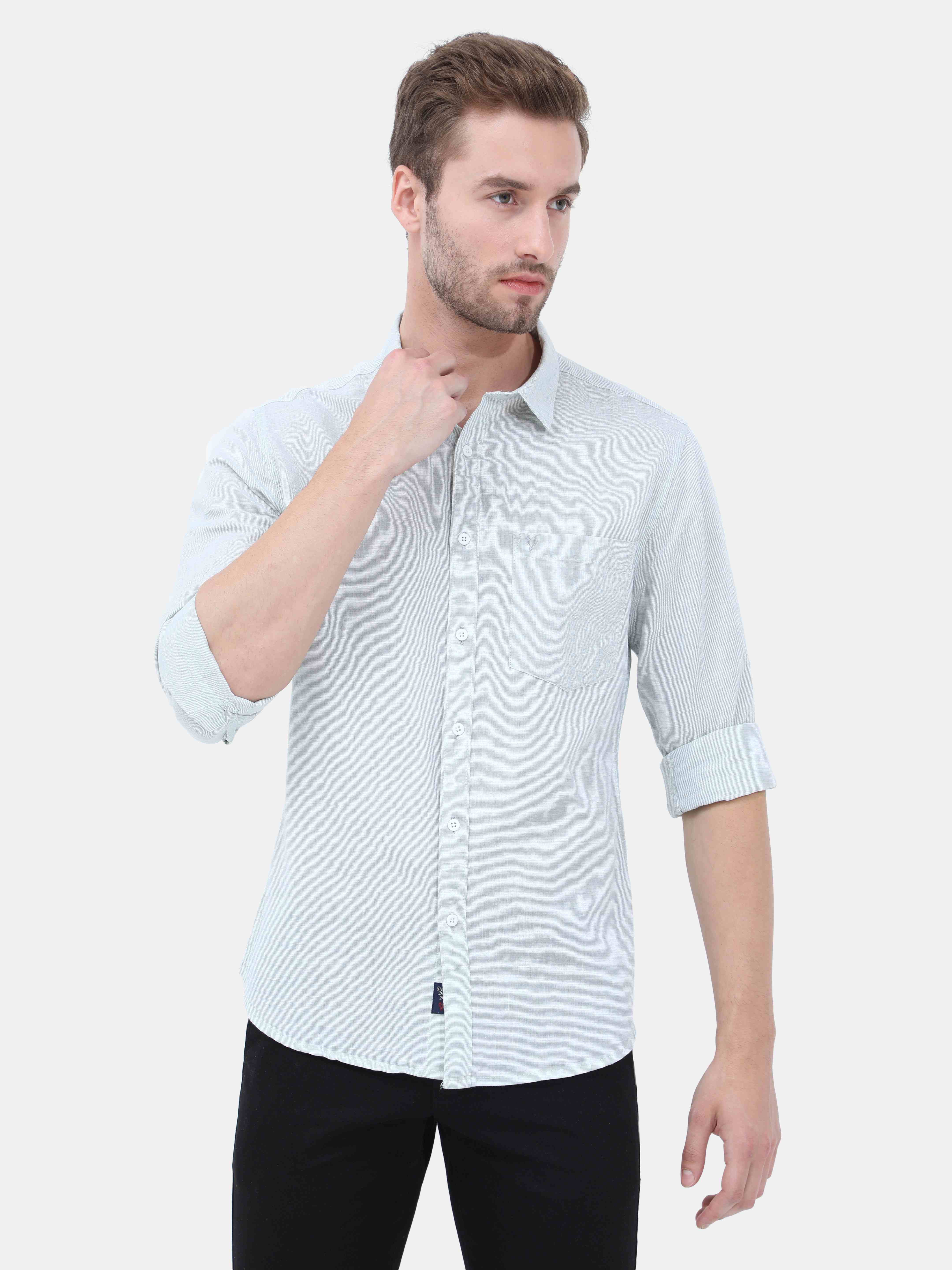 Aquamarine Blue Shirt