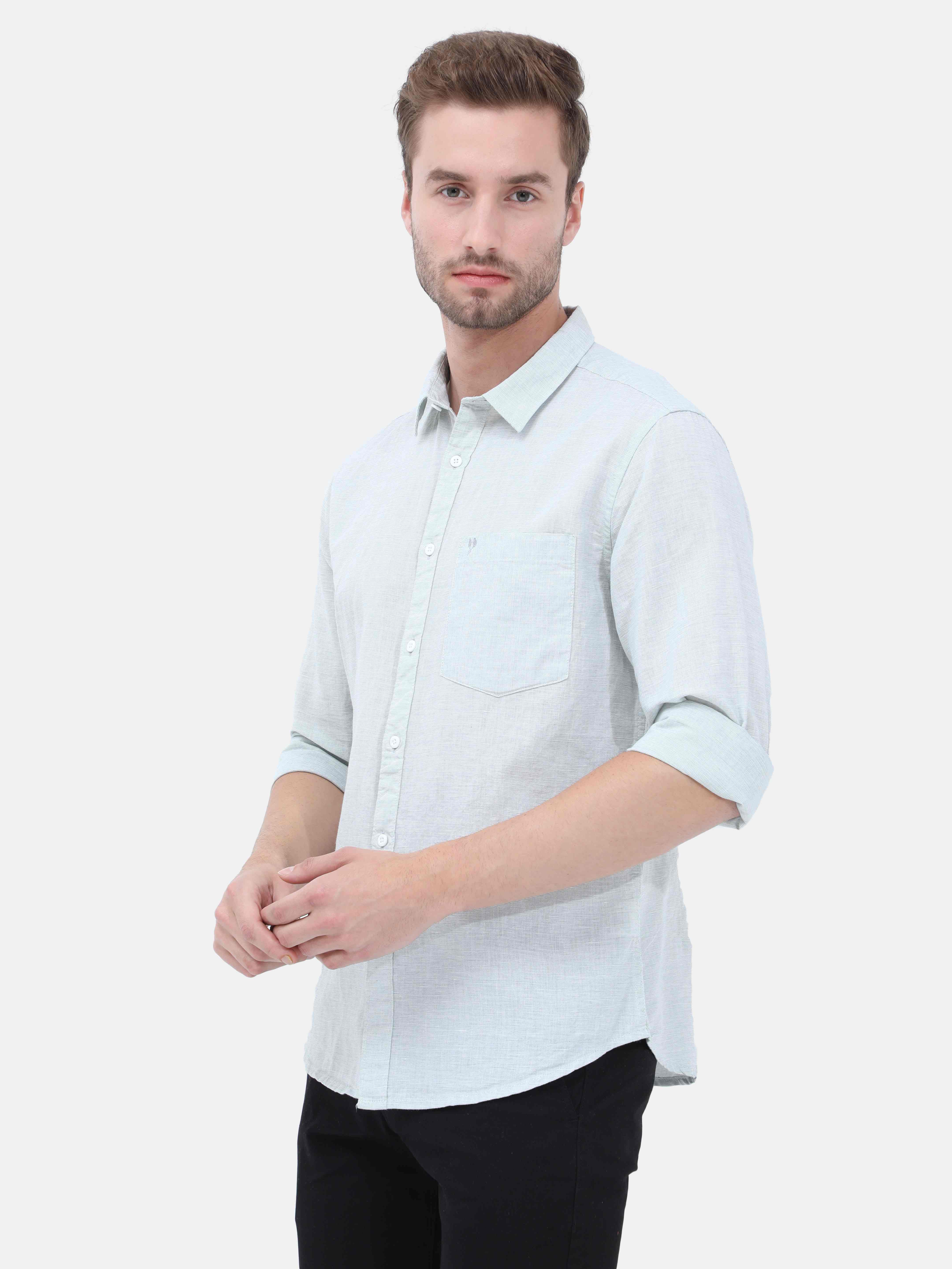 Aquamarine Blue Shirt