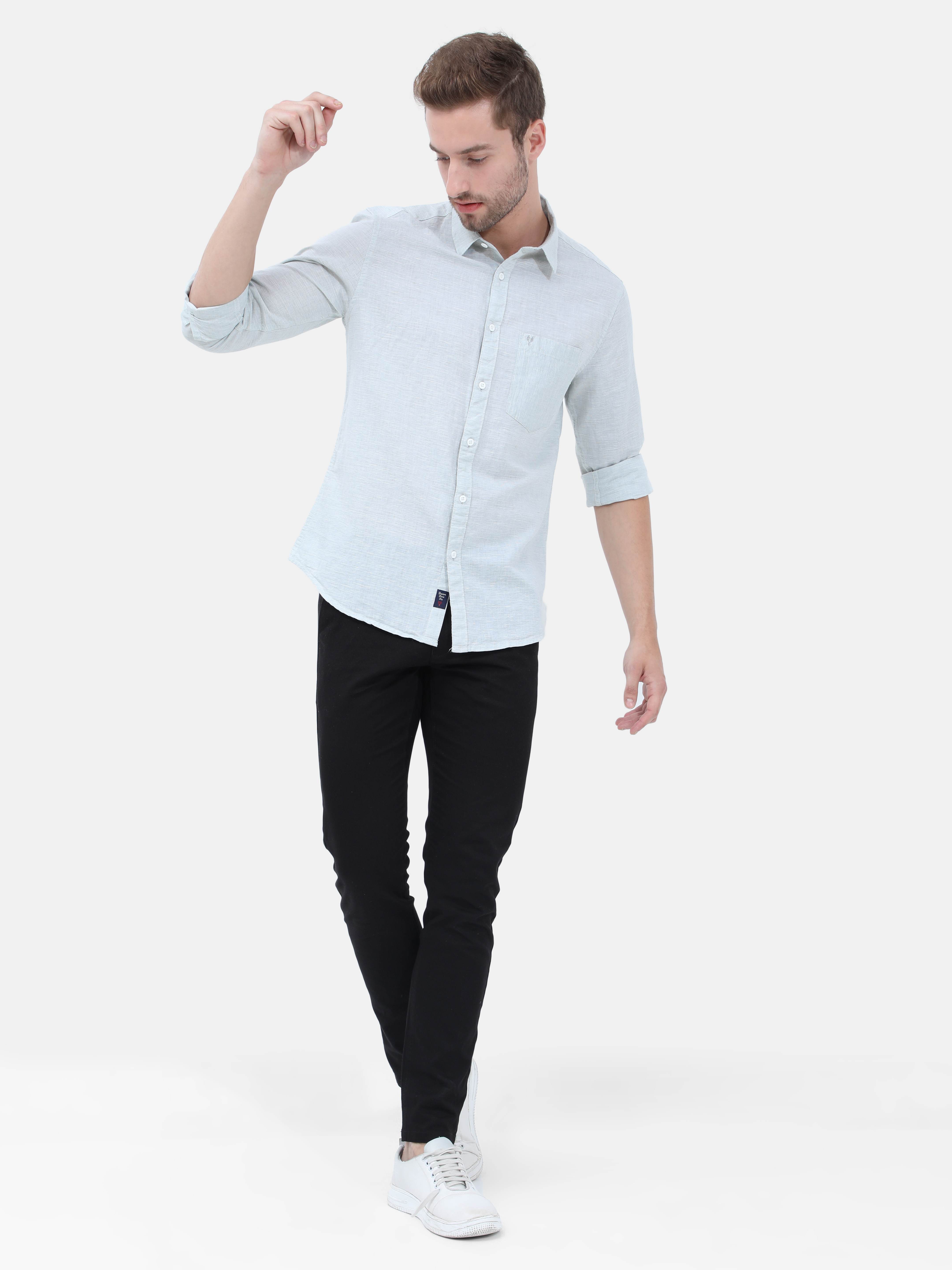 Aquamarine Blue Shirt