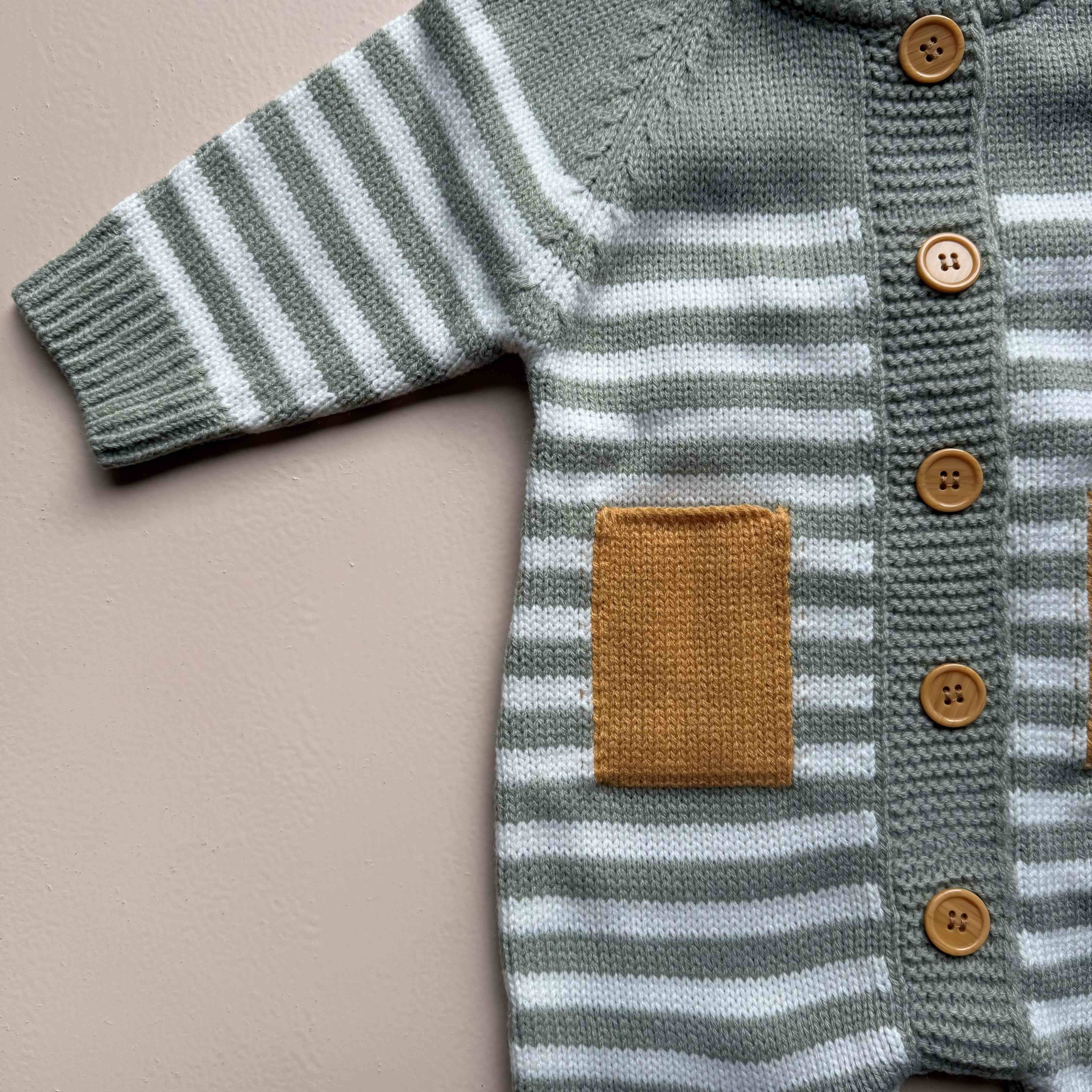 Moss and Honey Knitted Jumpsuit