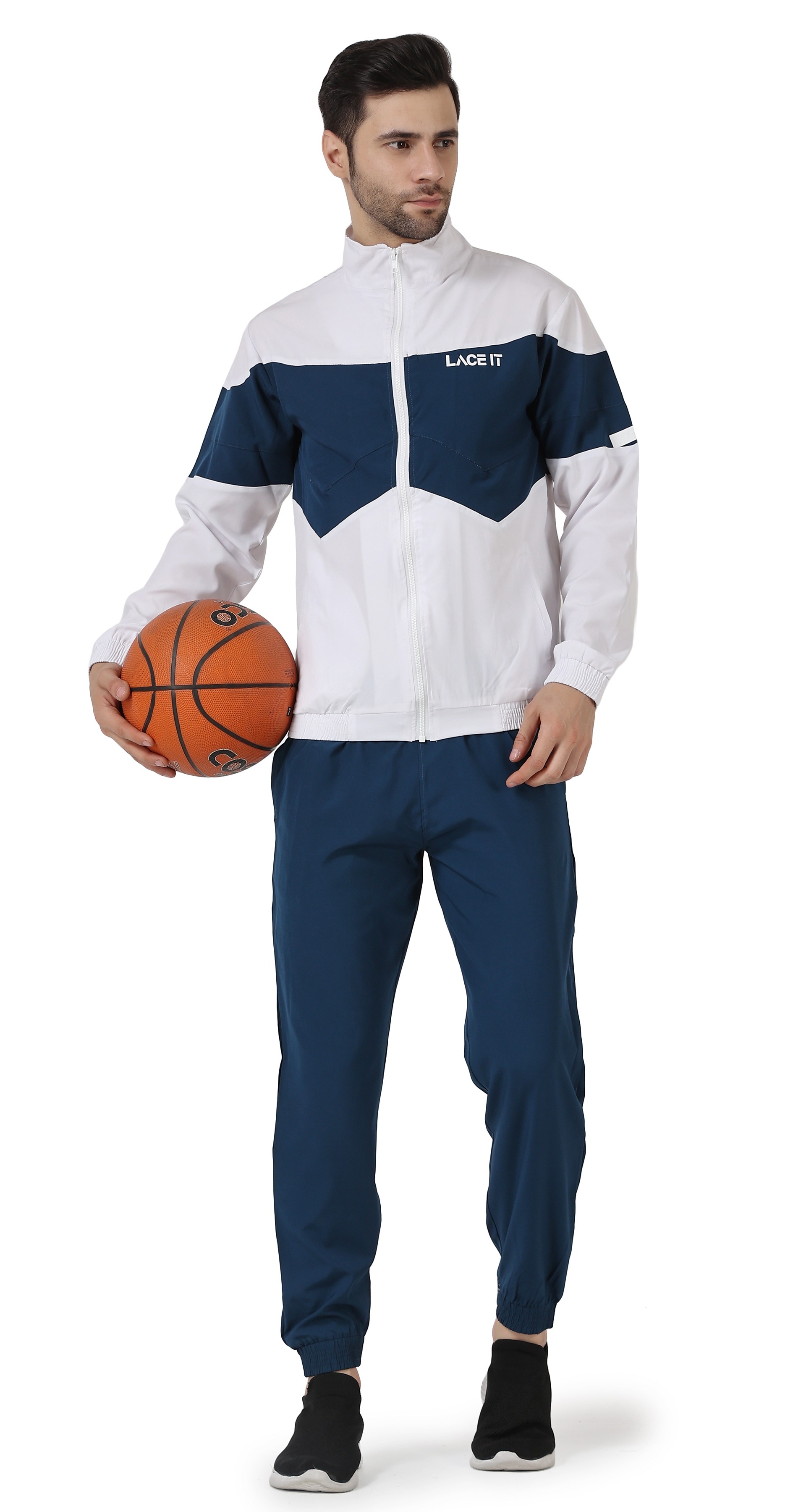 LACE IT™ | LACE IT Men's Sports Jacket(White) 4