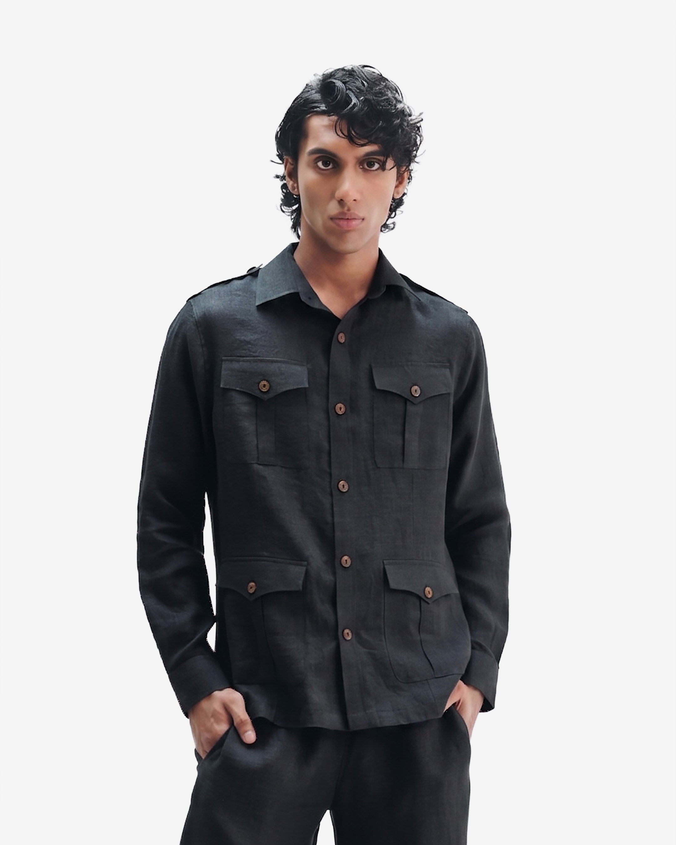 Kohl Co-linen Men's Safari Overshirt Shirt