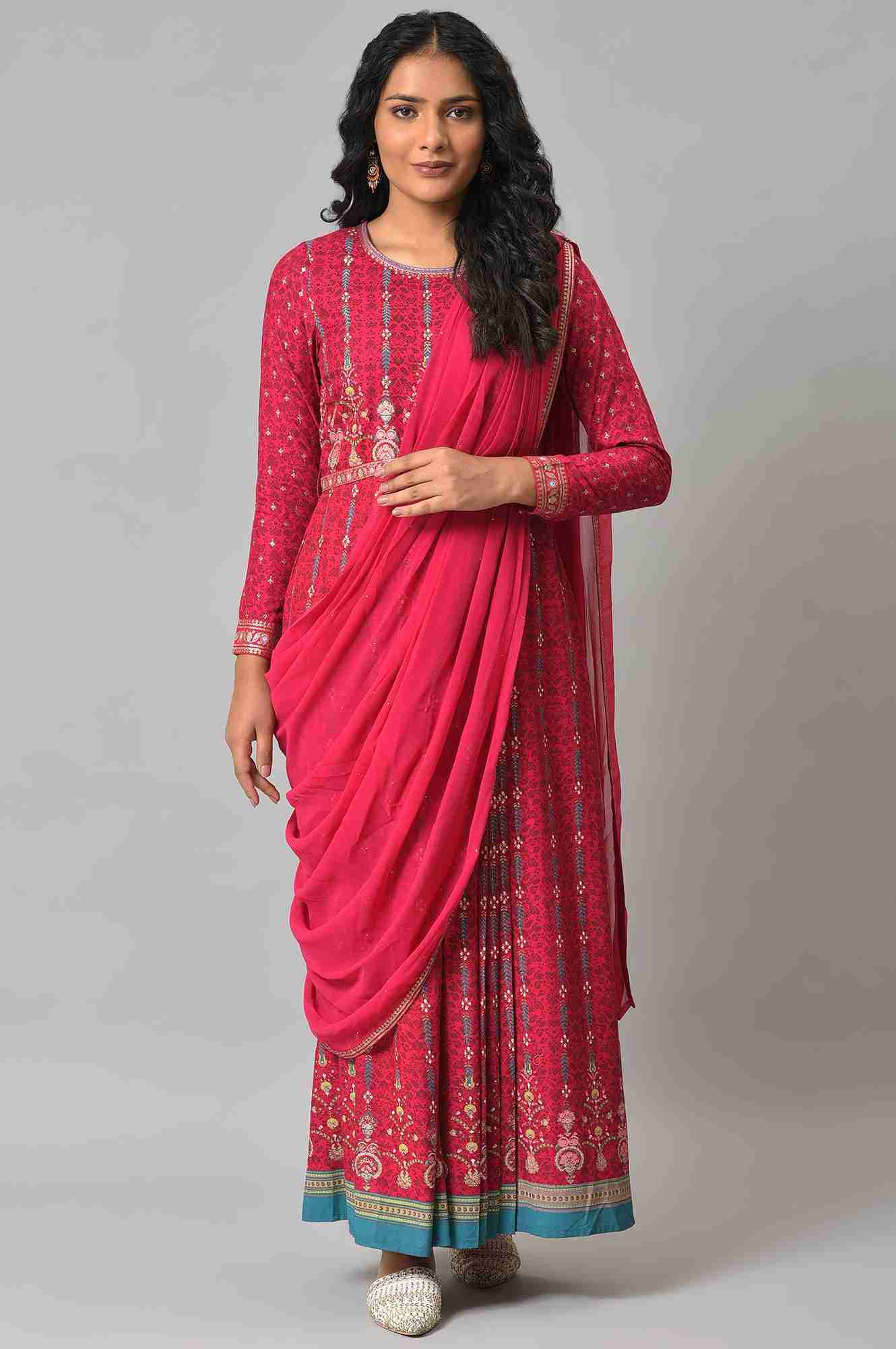 W saree dress top