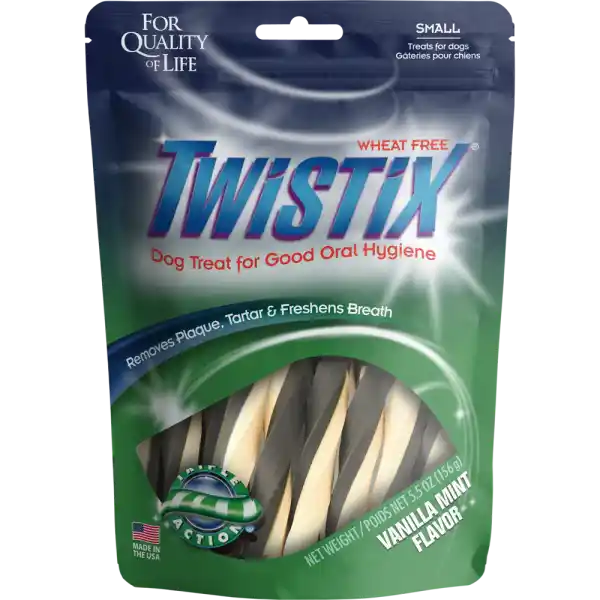 Twistix | Twistix Vanilla Mint Flavour Small Dog Treats
