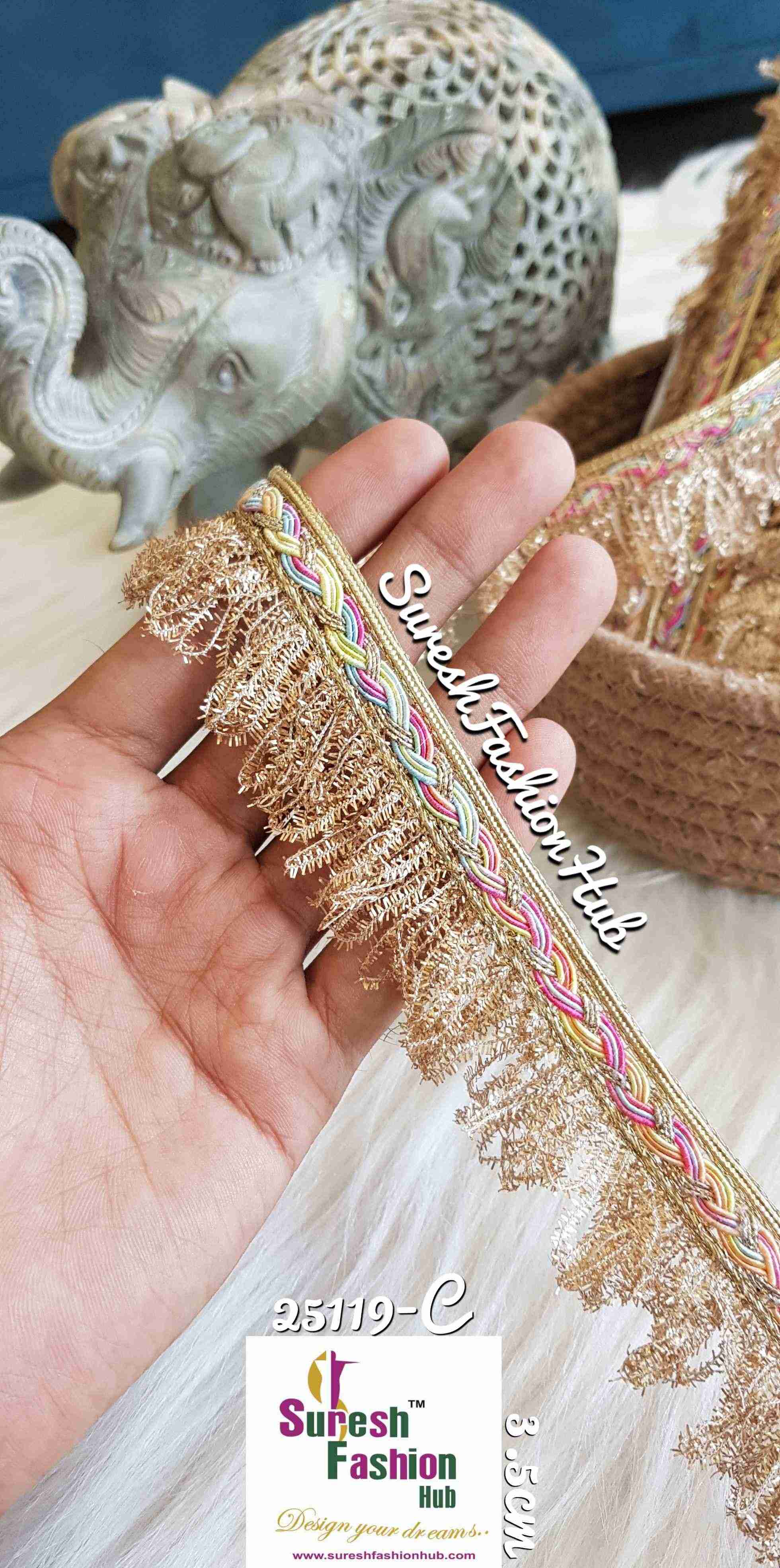 Multi-Colored Tassel Detailing Trim