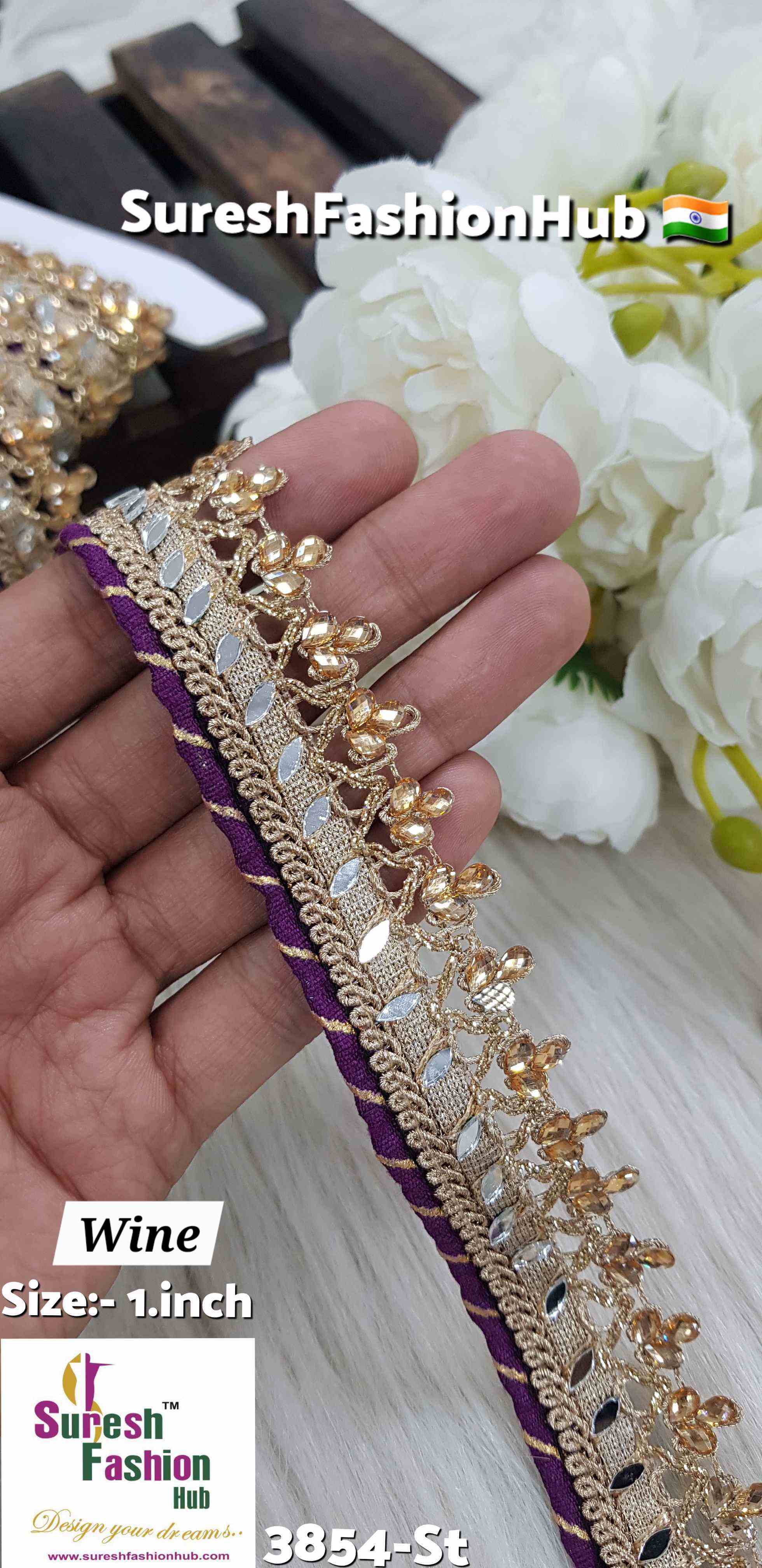 Wine Radiance Joint Lace