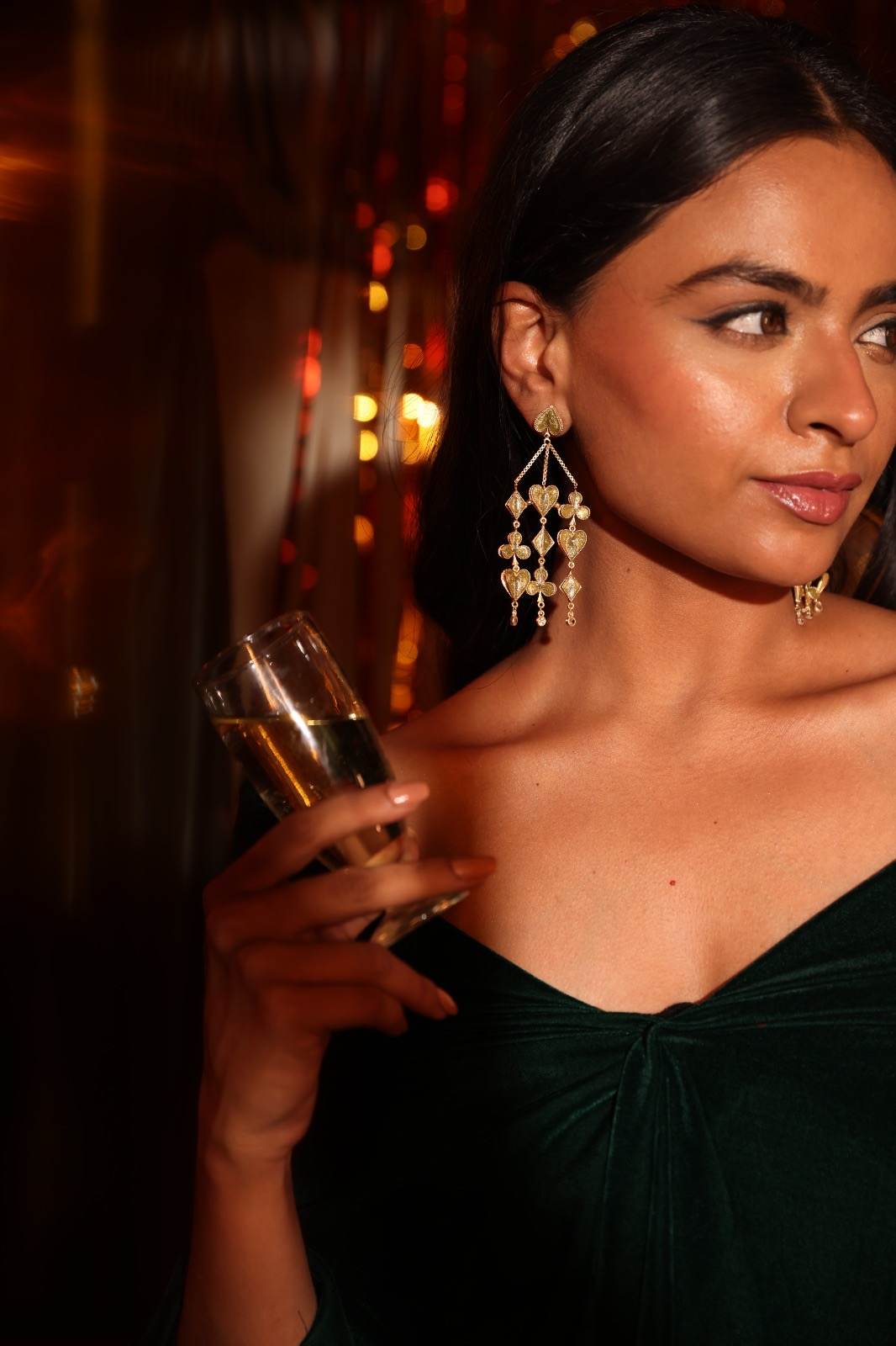 Gold Royal Deck Earrings