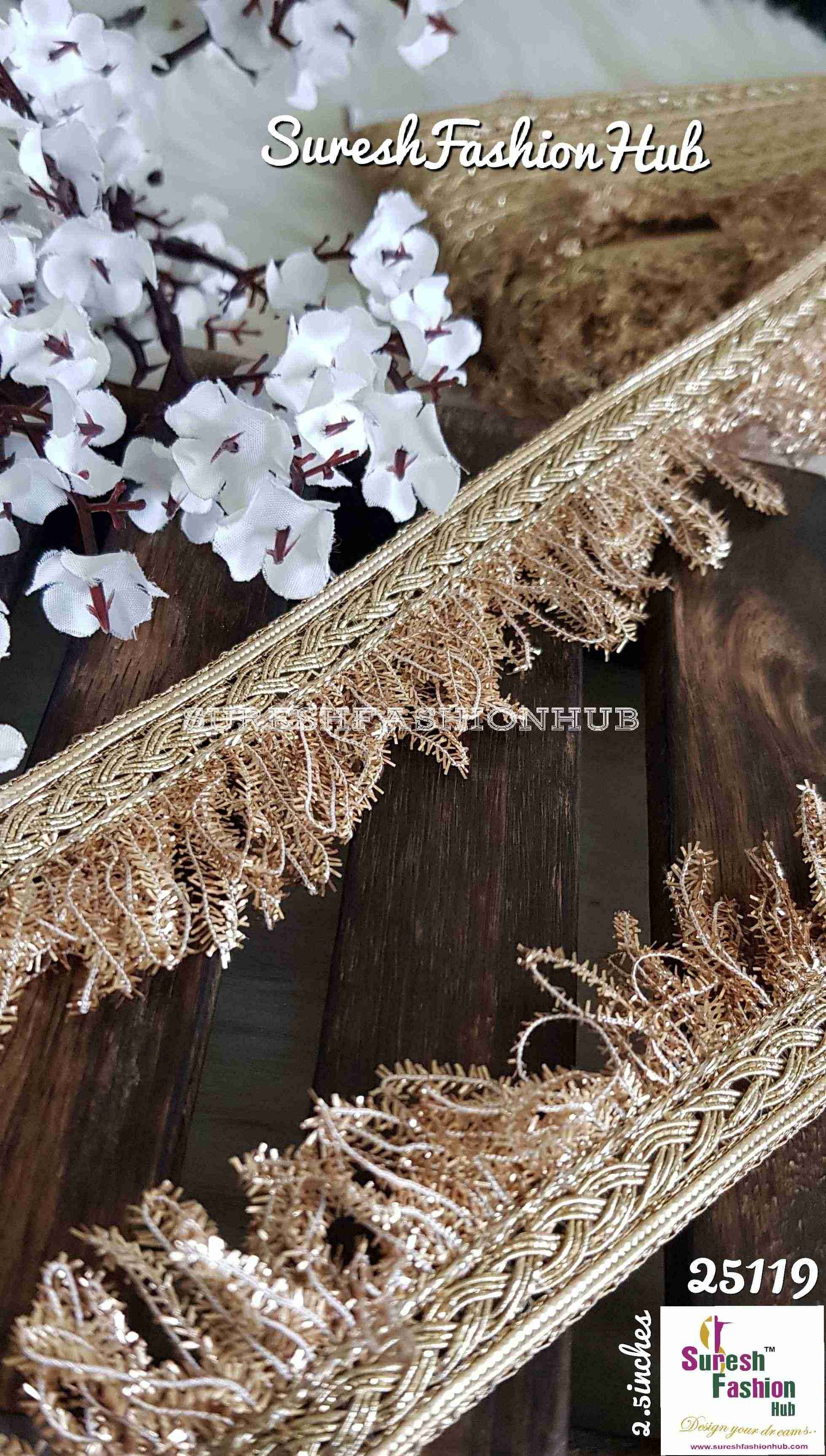 Golden Tassel Detailing Trim