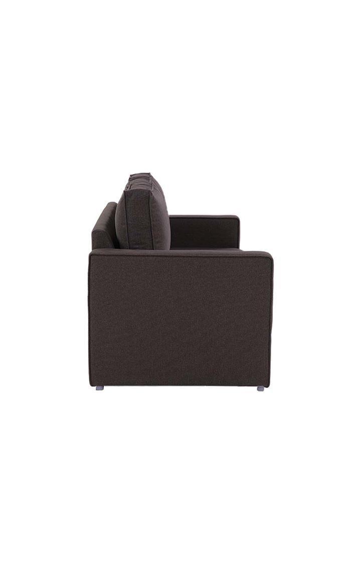 neudot Saya Dual Color Storage Sofa for Living Room |3 Persons Sofa|Premium Fabric with Cushioned Armrest | Solid Wood Frame|3 Seater in Saya Earth Brown Color