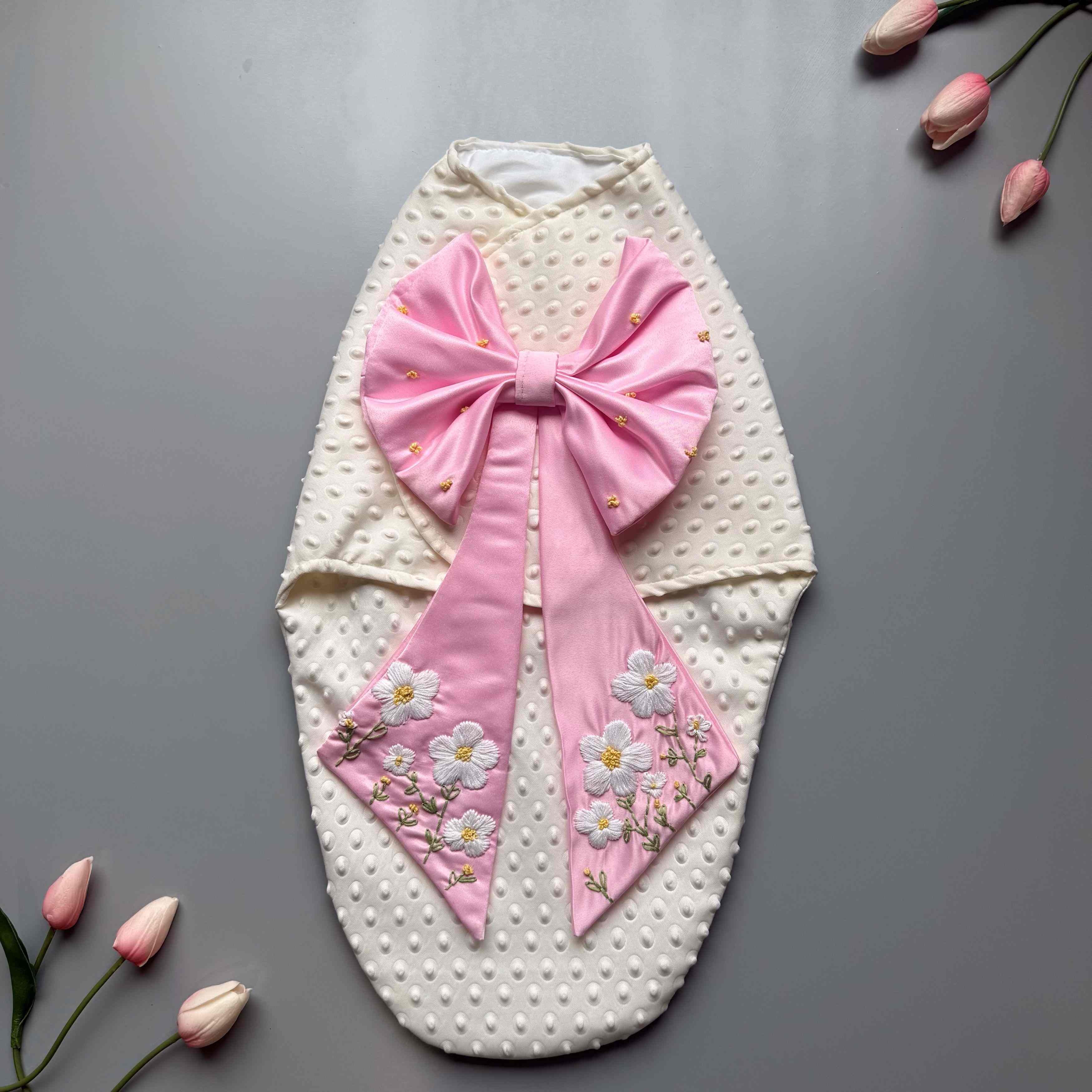 Blush Blossom Swaddle Set