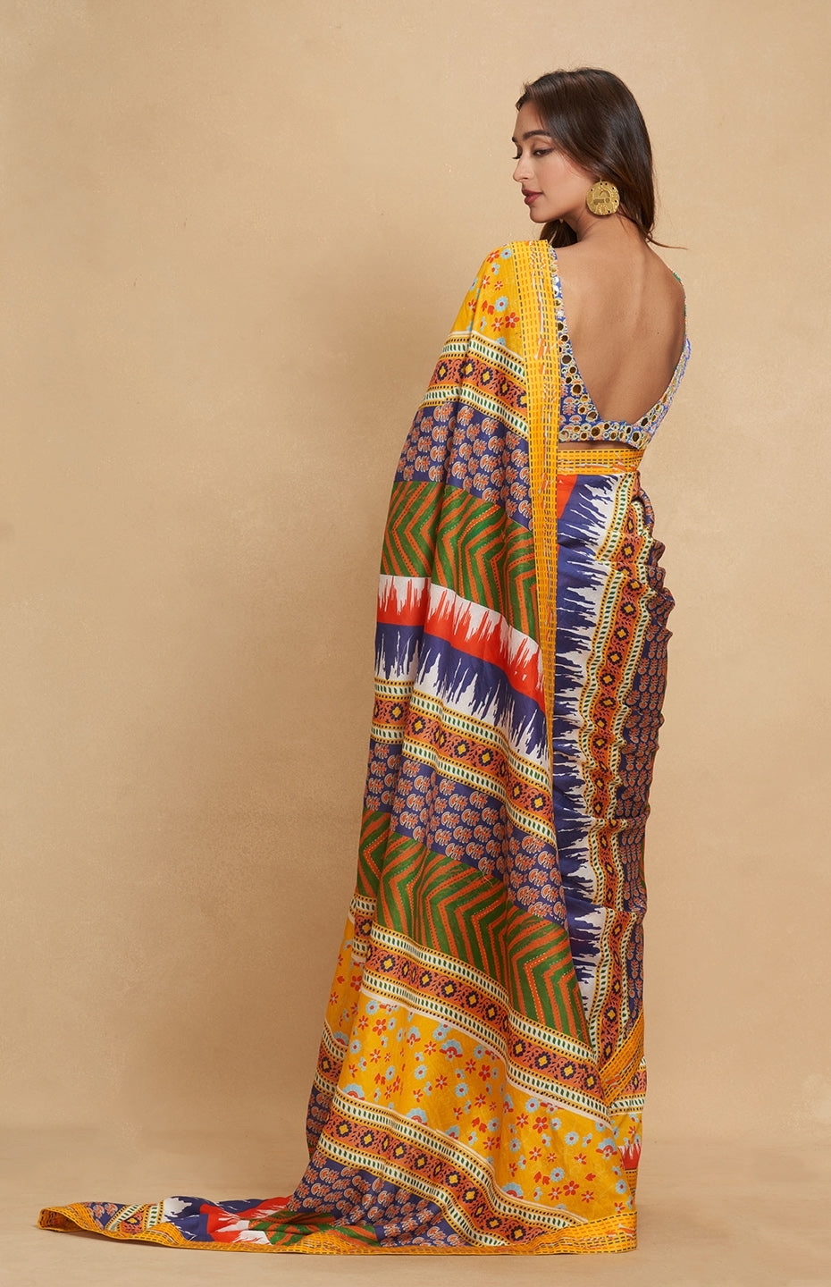 Tribal Mirror 2.0 Printed Saree