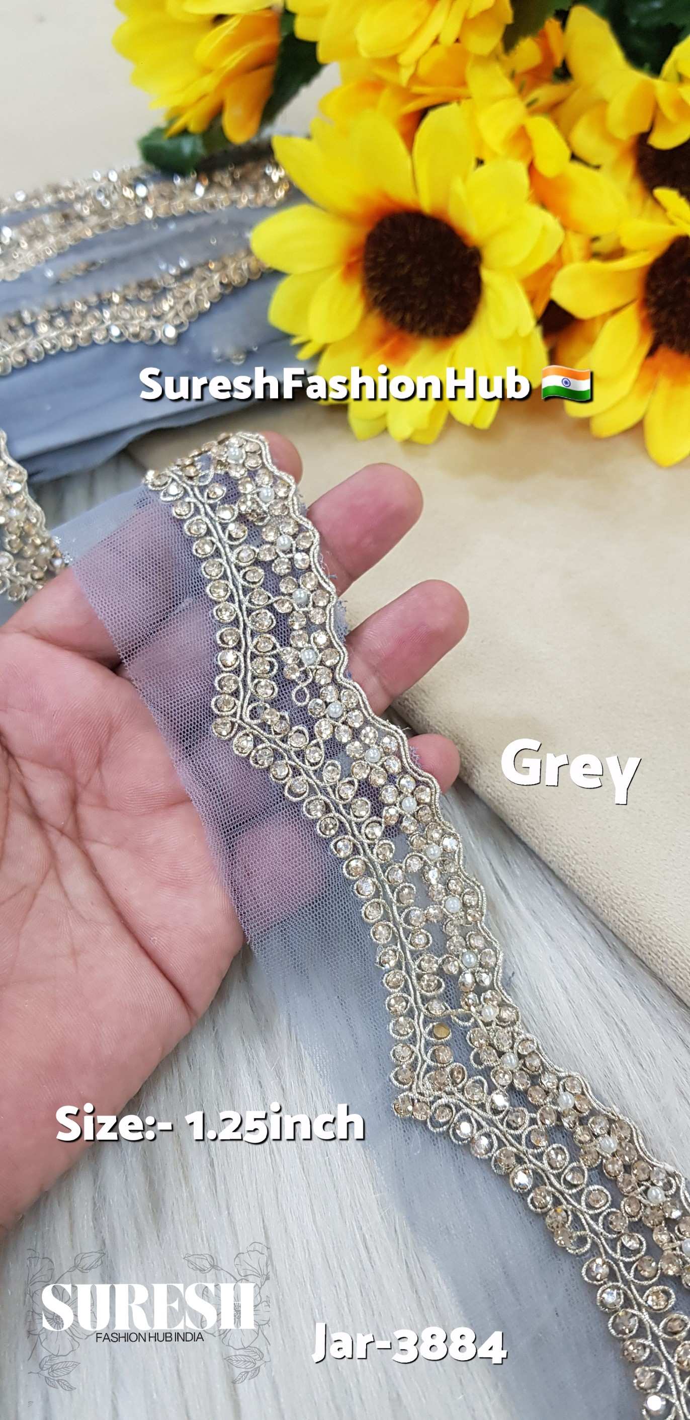 Grey Grace Diamond Dori Lace