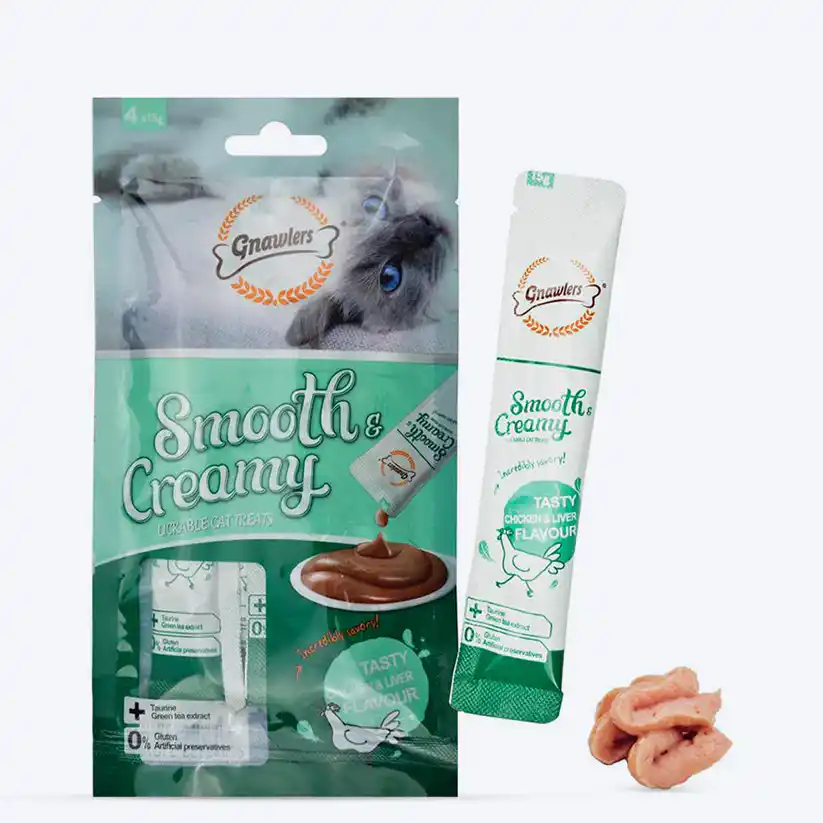 Gnawlers | Gnawlers Creamy Chicken & Liver Cat Treat- 60 g