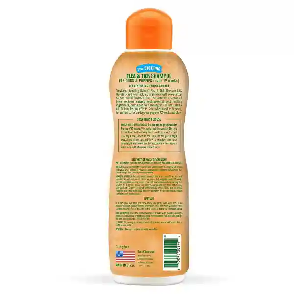 TropiClean Natural Flea and Tick Plus Soothing Shampoo